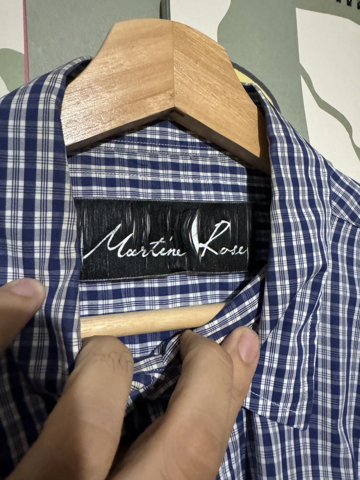Martine Rose Martine rose check flyer shirt Size US M / EU 48-50 / 2 - 3 Thumbnail