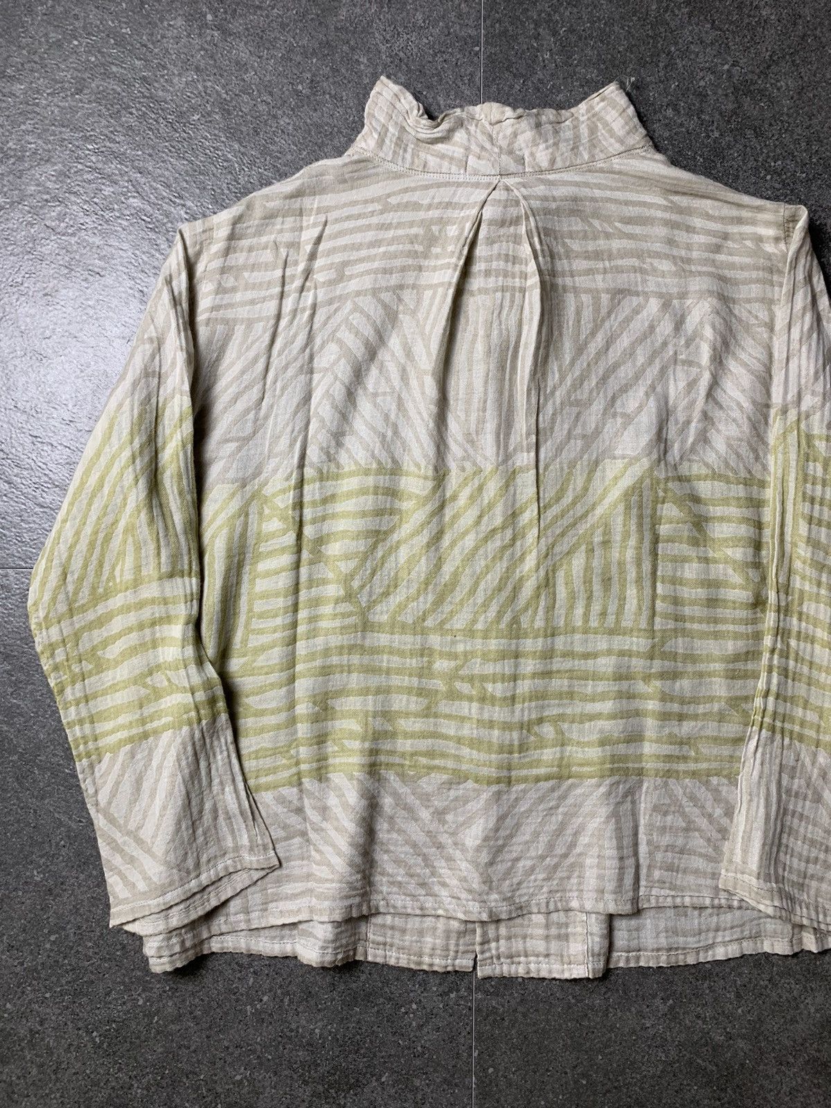 Issey Miyake 2000s Plantation Issey Miyake Pattern Button Up Size L / US 10 / IT 46 - 11 Thumbnail