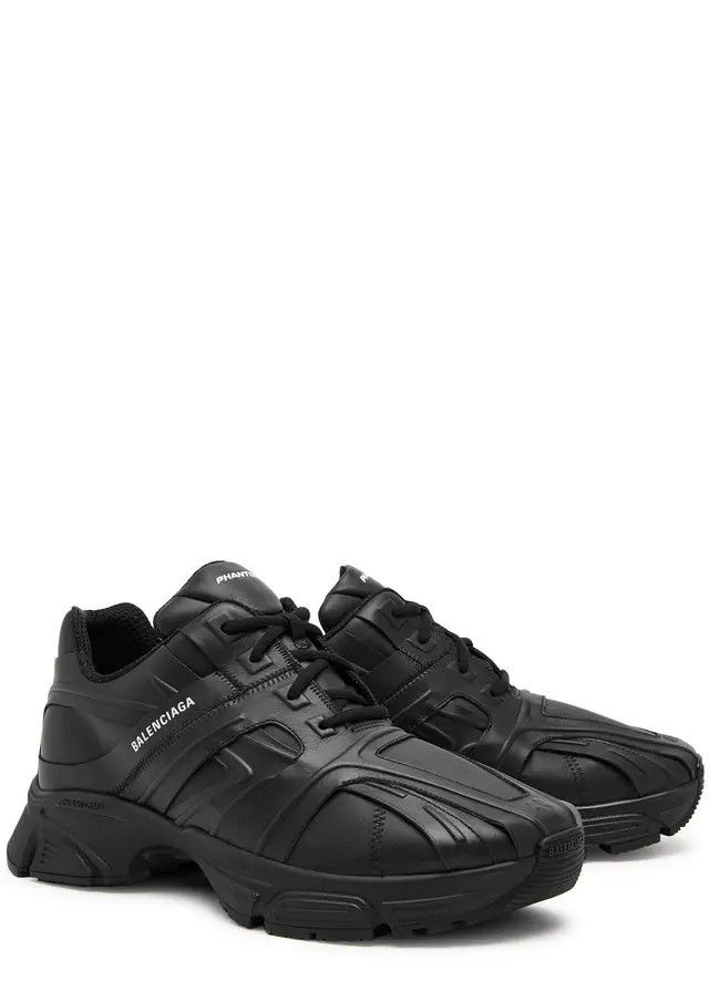 Balenciaga o1bcso1str0425 Phantom Sneakers in Black Size US 13 / EU 46 - 2 Thumbnail