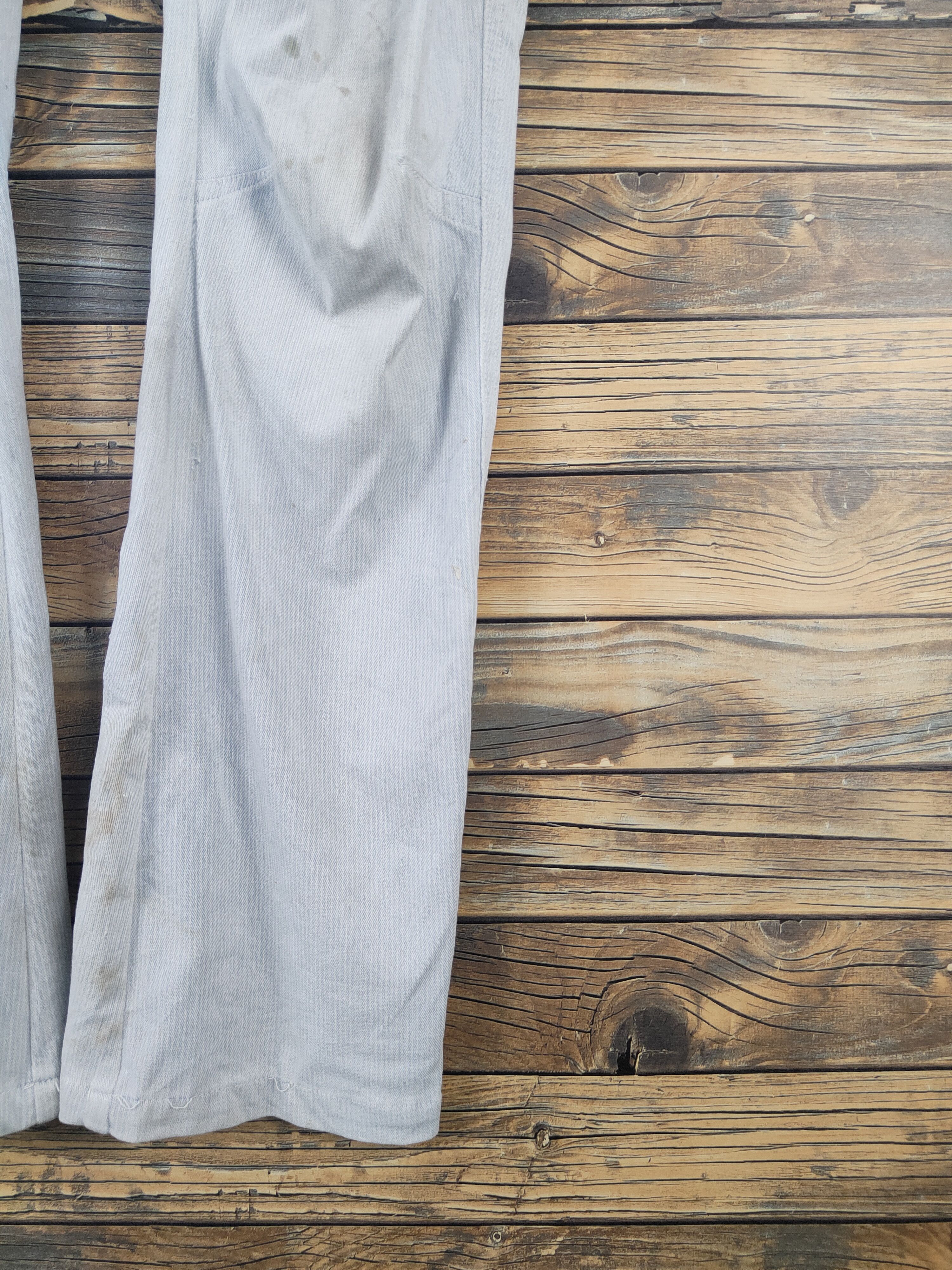 Japanese Brand FieldCore Light Blue Distressed Soft denim Jeans #W2000 Size US 32 / EU 48 - 6 Thumbnail