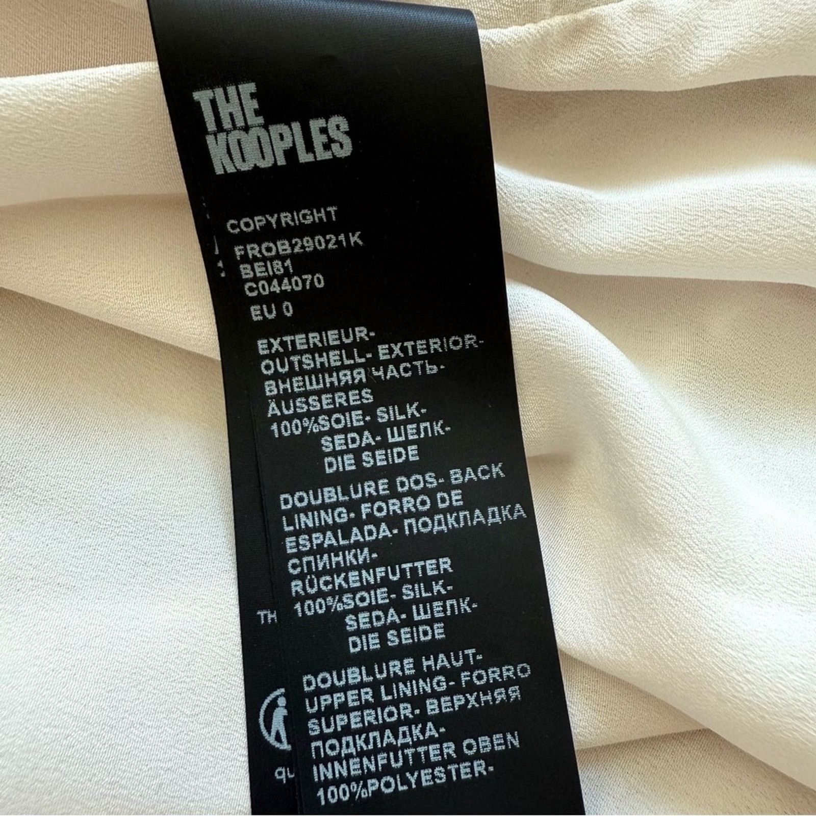 The Kooples NWT!!! The Kooples women maxi silk dress size 0 or S 715$ Size S / US 4 / IT 40 - 7 Thumbnail