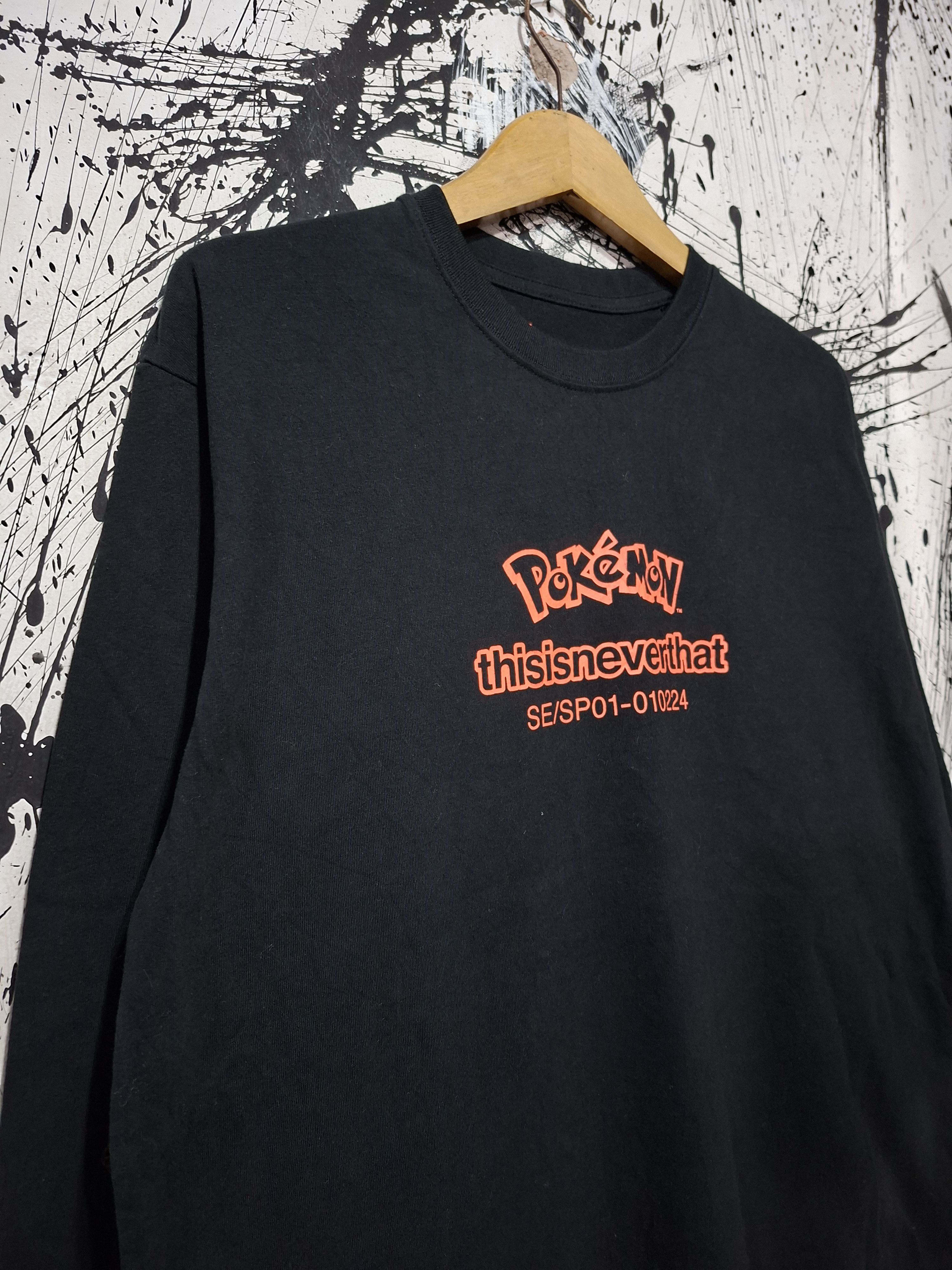 Pokemon 90'S POKEMON X THISISNEVERTHAT REVERSIBLE LONGSLEEVE Size US L / EU 52-54 / 3 - 2 Thumbnail