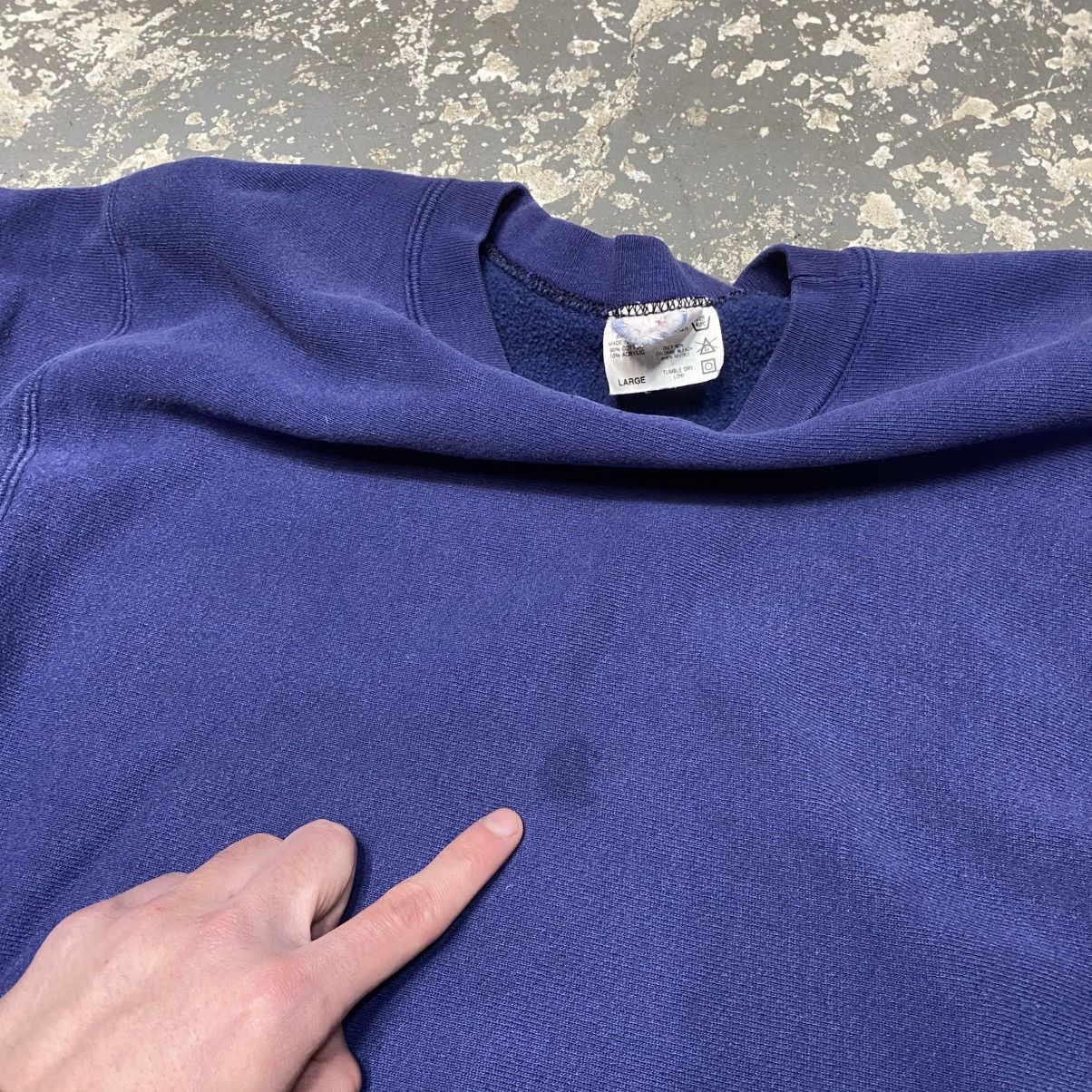 Vintage Vintage Navy Johnstown Reverse Weave Crewneck Sweatshirt 80s Size US L / EU 52-54 / 3 - 7 Thumbnail