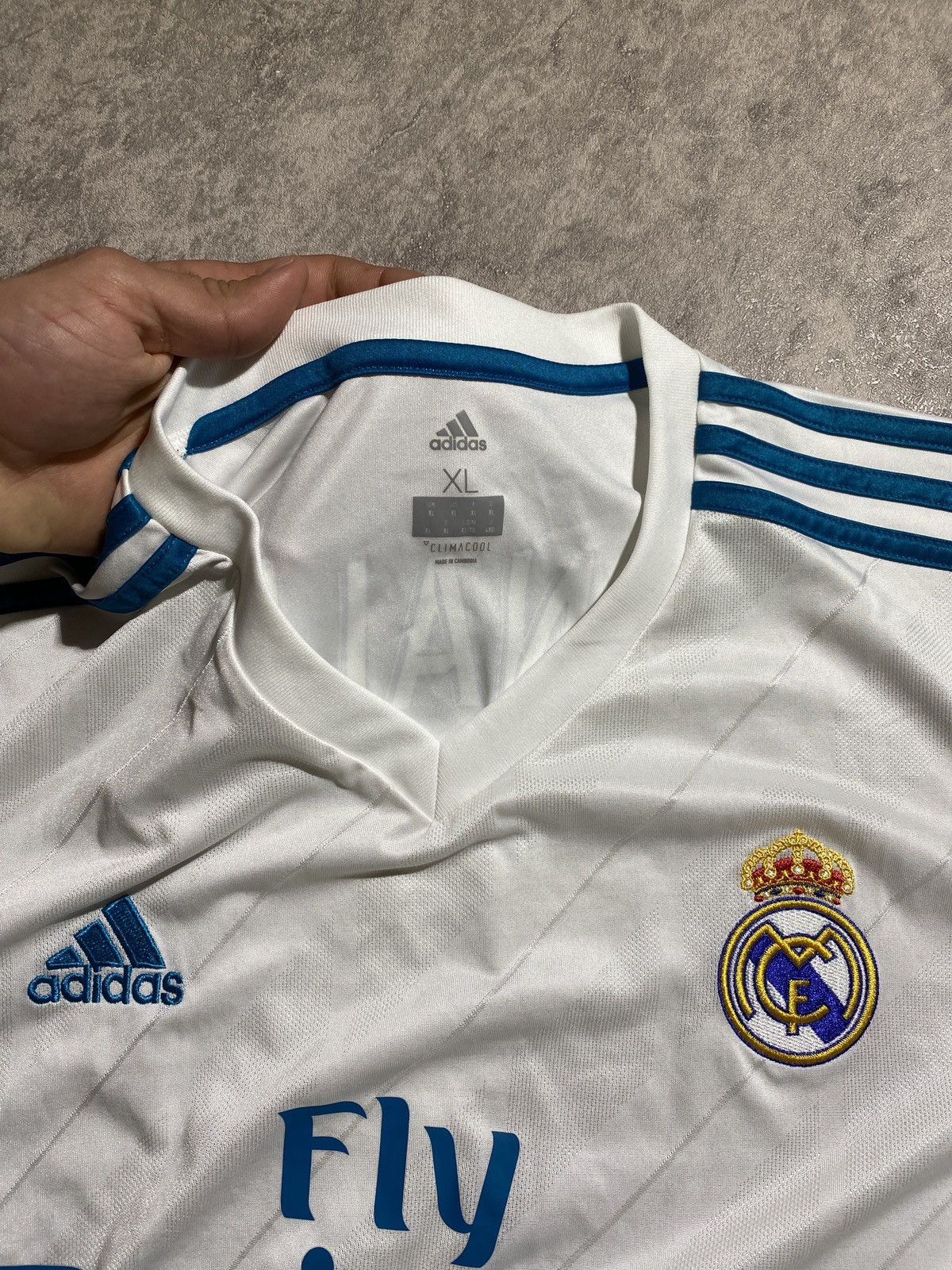 Adidas CR7 Real Madrid 2017/18 Home Jersey Ronaldo #7 Final Season Size US XL / EU 56 / 4 - 9 Thumbnail