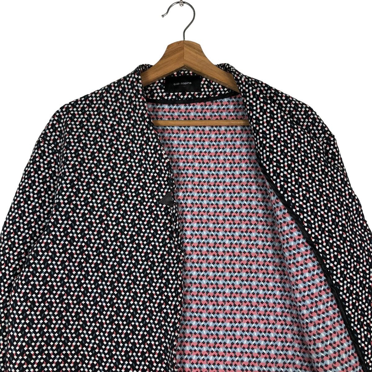 Vintage 🔥Vtg Quilted Button Jacket Goyard Design Cop Copine Portuga Size US M / EU 48-50 / 2 - 10 Thumbnail
