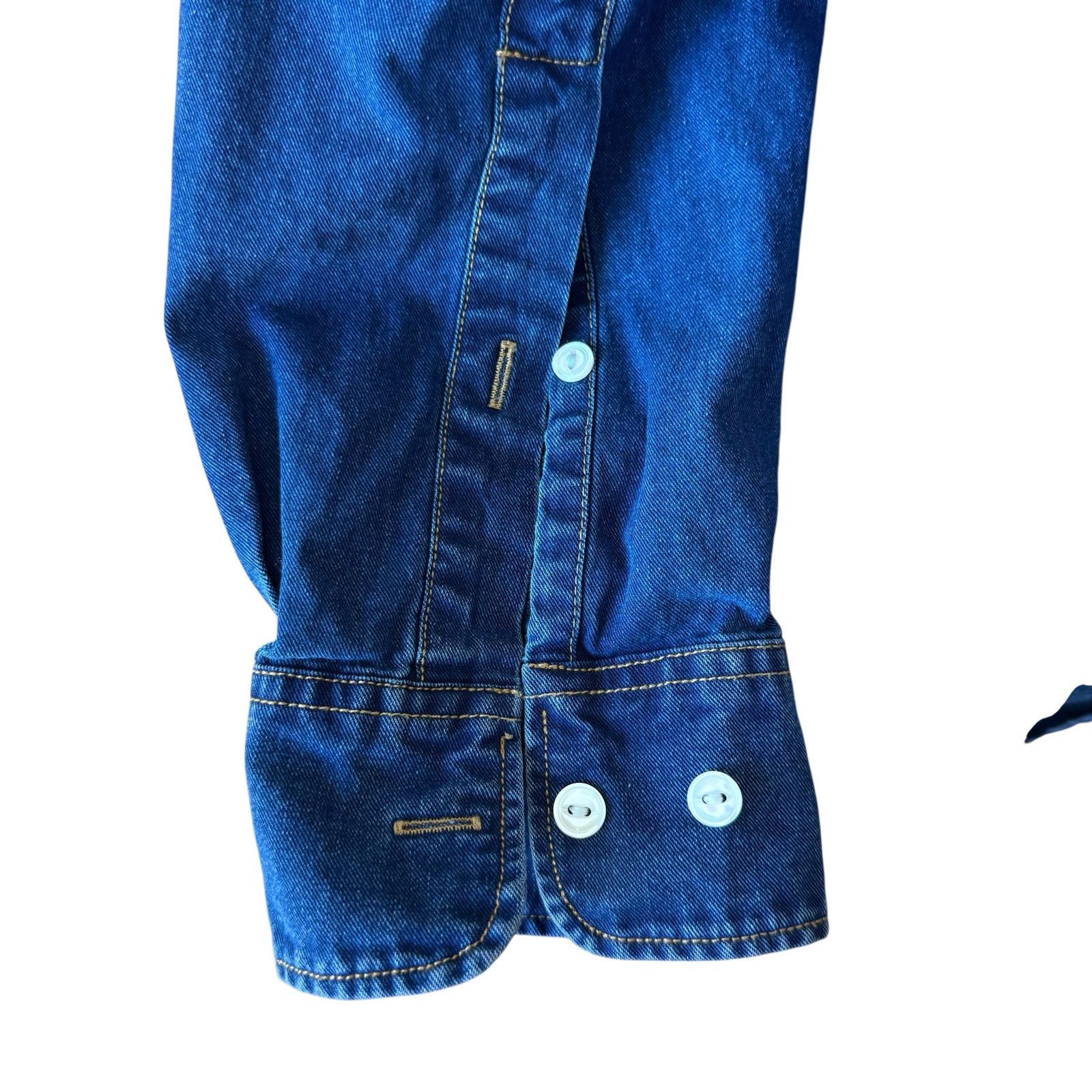 Bonobos BONOBOS 100% Cotton Slim Fit XL Long Denim Button Up Shirt Size US XL / EU 56 / 4 - 6 Thumbnail