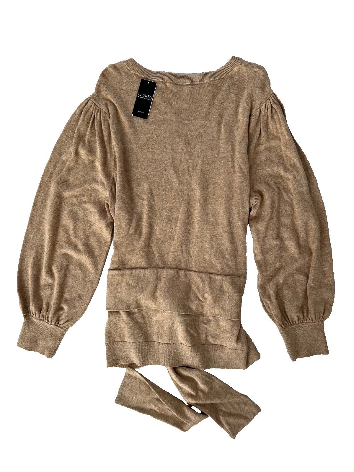 Polo Ralph Lauren LAUREN Ralph Lauren Plus Size Belted Sweater Camel 3X Size 3XL / US 20-22 - 4 Thumbnail