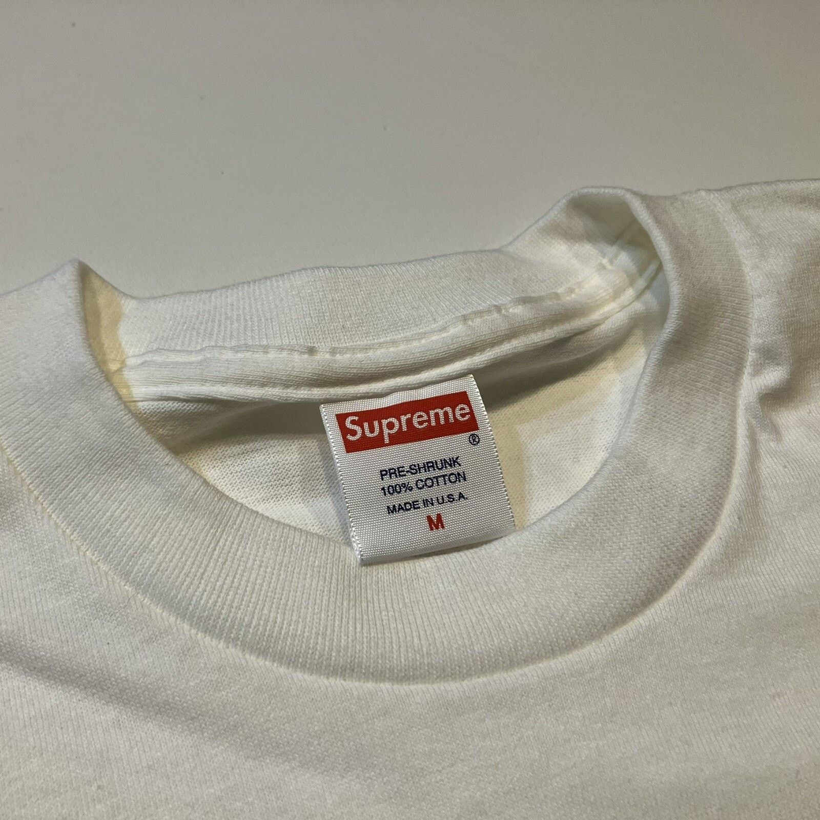 Supreme Supreme Vintage T Shirt White Cut the Crap Mens Box Logo Size US M / EU 48-50 / 2 - 5 Thumbnail