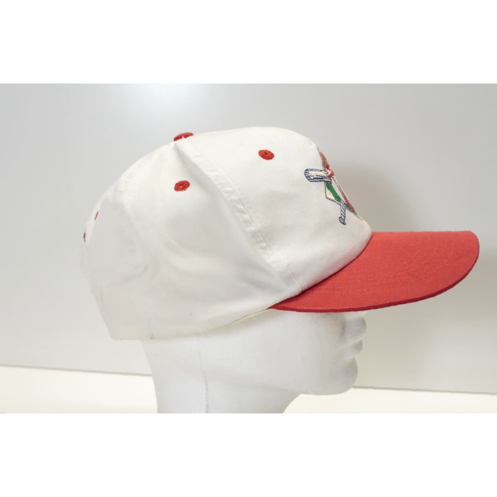 Vintage VINTAGE Seagram’s 7 Crown Baseball Bat White Red Snapback Hat Unbranded One Size Unisex Adults Snapback Adjustable White Hat Size ONE SIZE - 4 Thumbnail