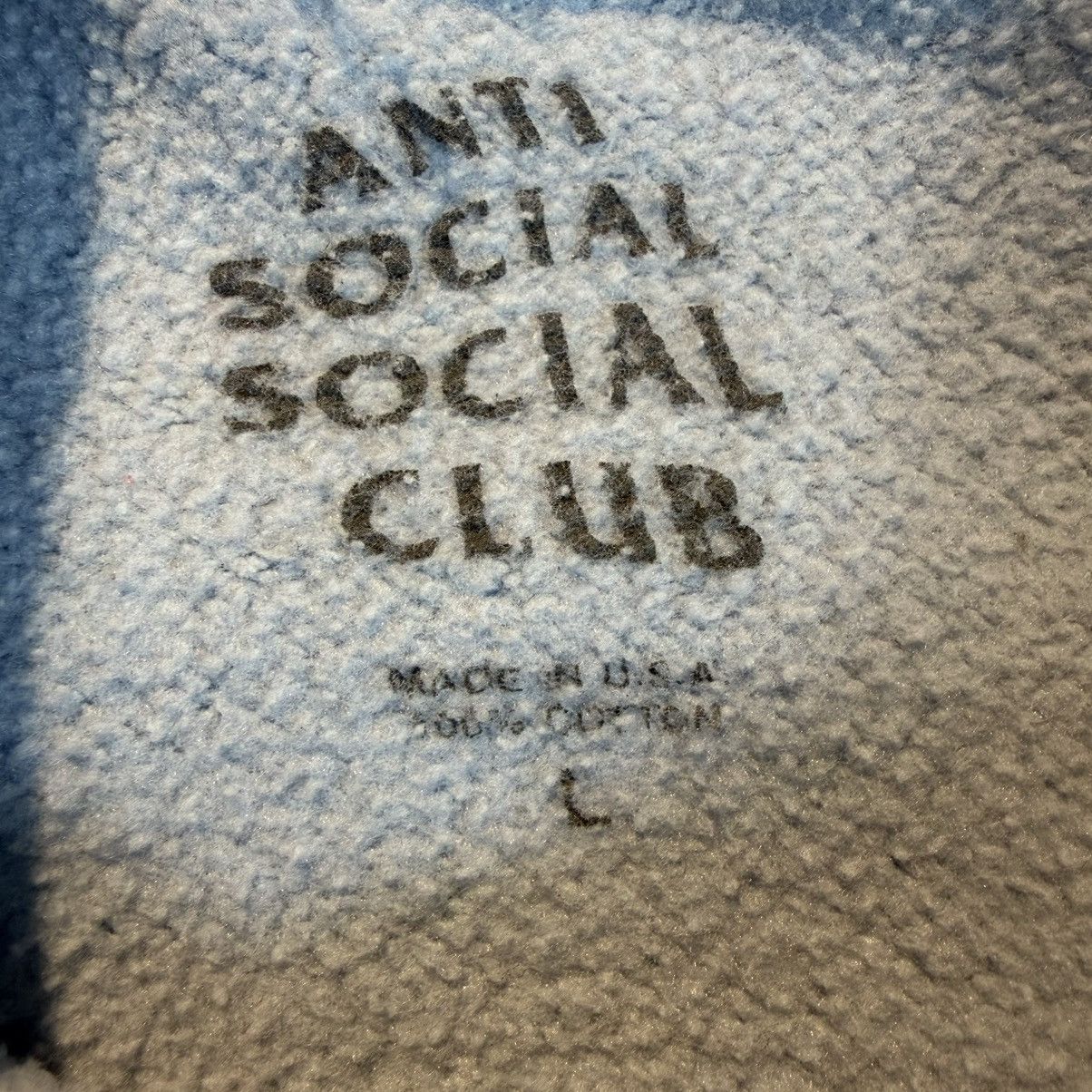 Anti Social Social Club Anti Social Social Club Hoodie 2017 Sky Is Falling Baby Blue Size US L / EU 52-54 / 3 - 6 Thumbnail
