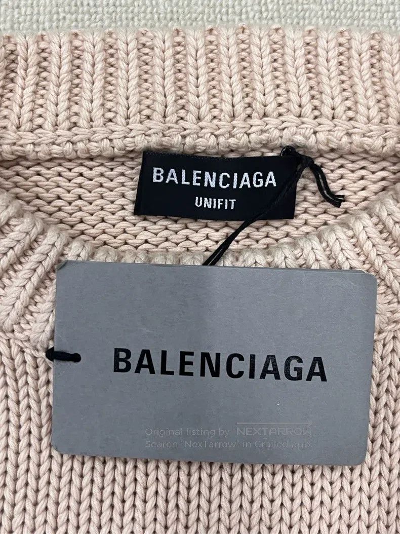 Other Balenciaga Solid Color Logo Pattern Long Sleeve Round Neck Size US S / EU 44-46 / 1 - 4 Thumbnail