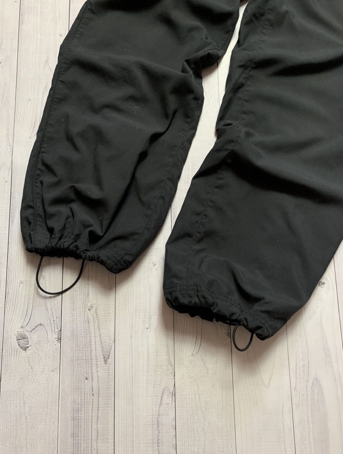 Nike × Vintage Vintage Nike drill pants joggers Y2K size M black Size 32" / US 10 / IT 46 - 2 Thumbnail