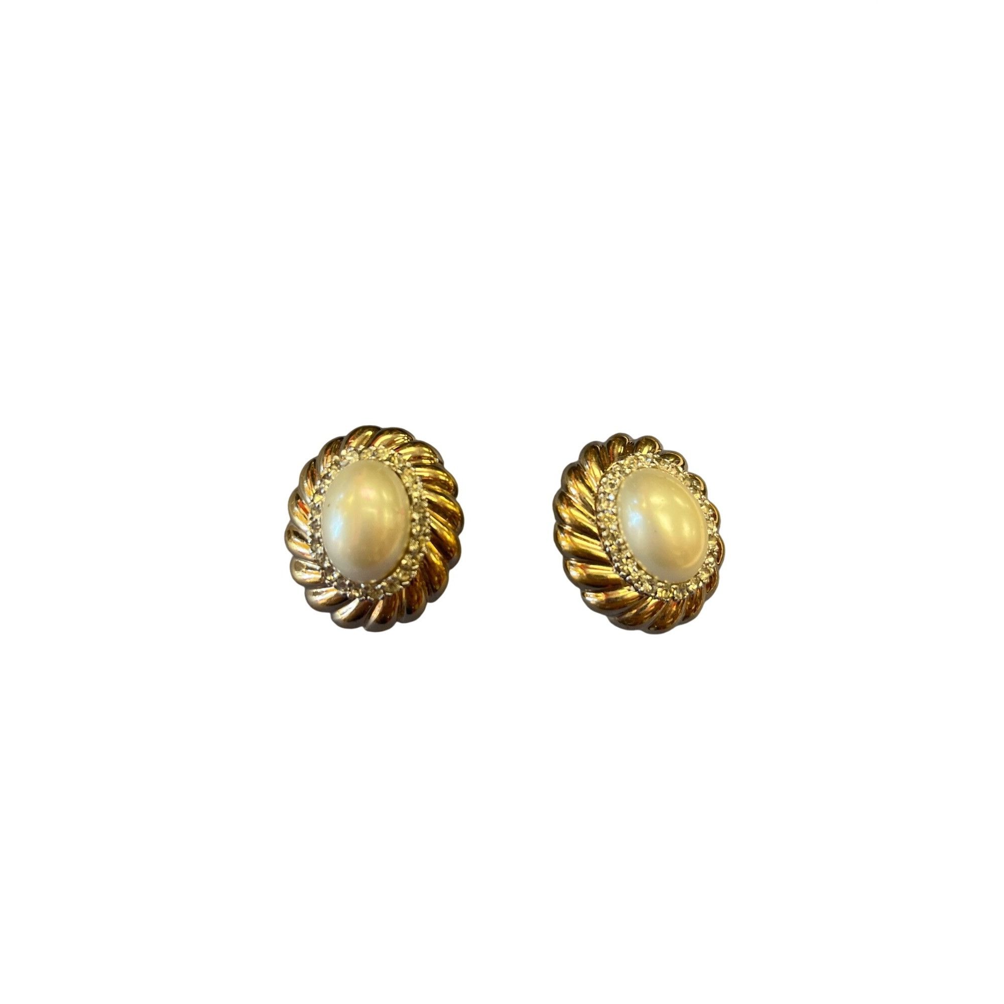 Other Panetta Vintage faux pearl rhinestones gold tone clip on ear Size ONE SIZE - 1 Thumbnail