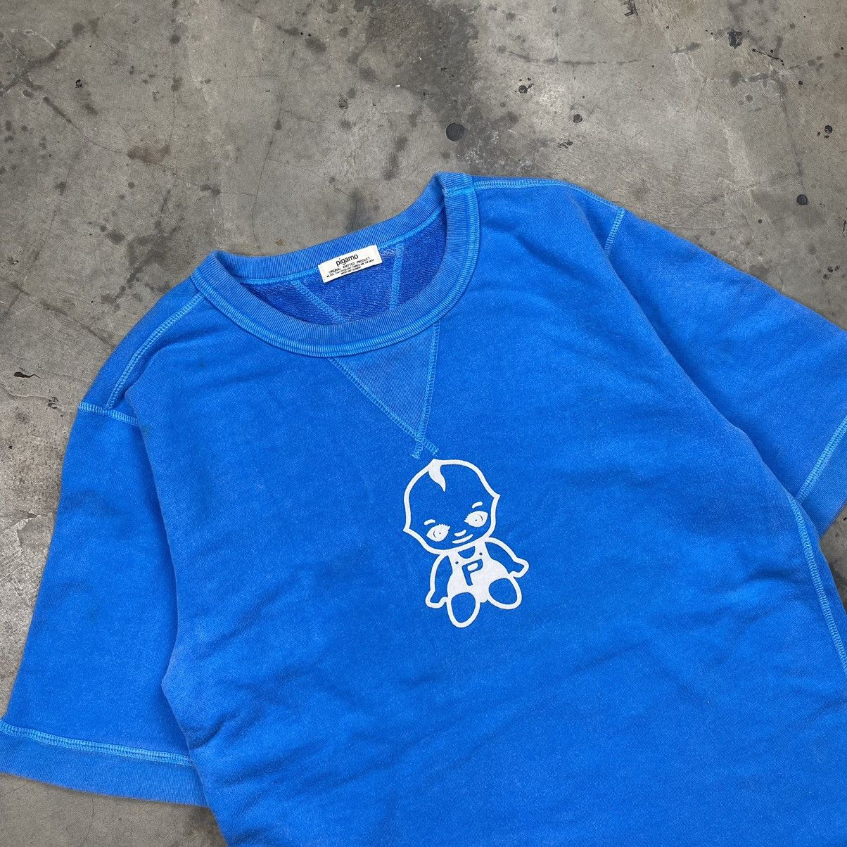 Designer × Japanese Brand 90s Pigano Japan Double V Crewneck Size US S / EU 44-46 / 1 - 2 Thumbnail