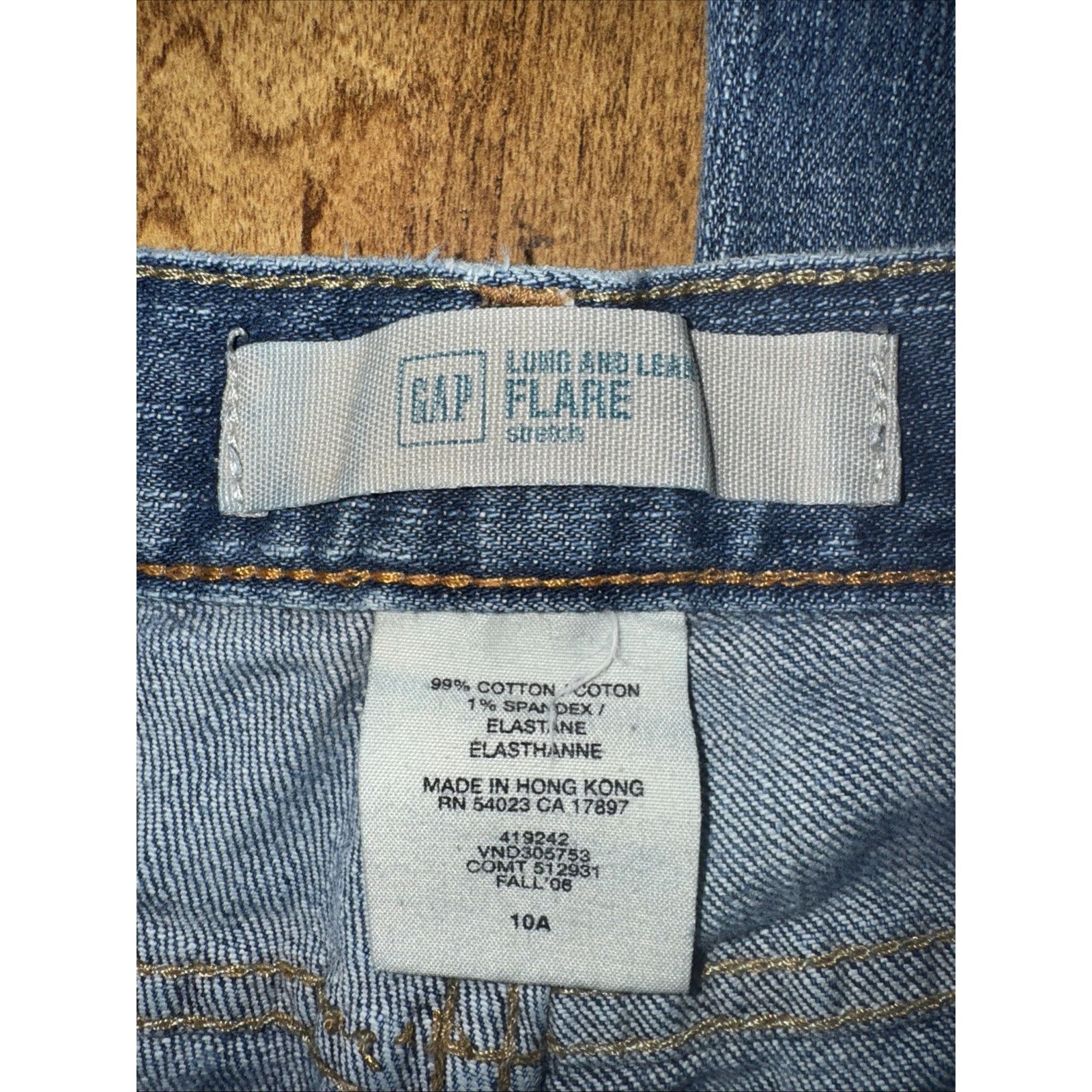 Gap Gap Flared Denim Jeans Blue 32x30 Y2K 90s Style Size US 32 / EU 48 - 3 Thumbnail