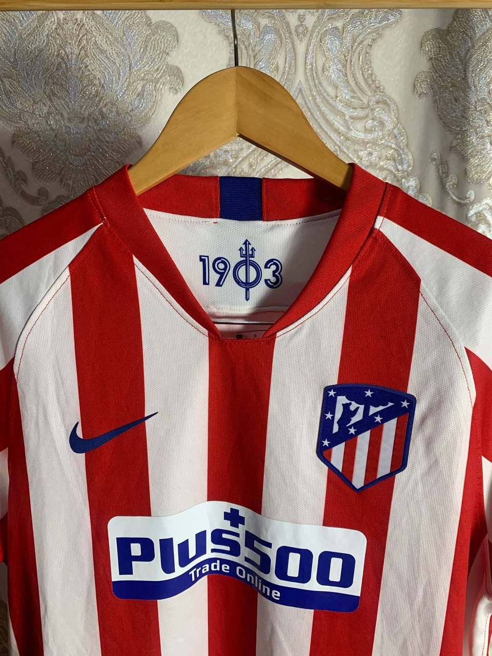 Vintage Very Rare Nike FC Athletic Madrid Spain Soccer Jersey Y2K Size US L / EU 52-54 / 3 - 3 Thumbnail