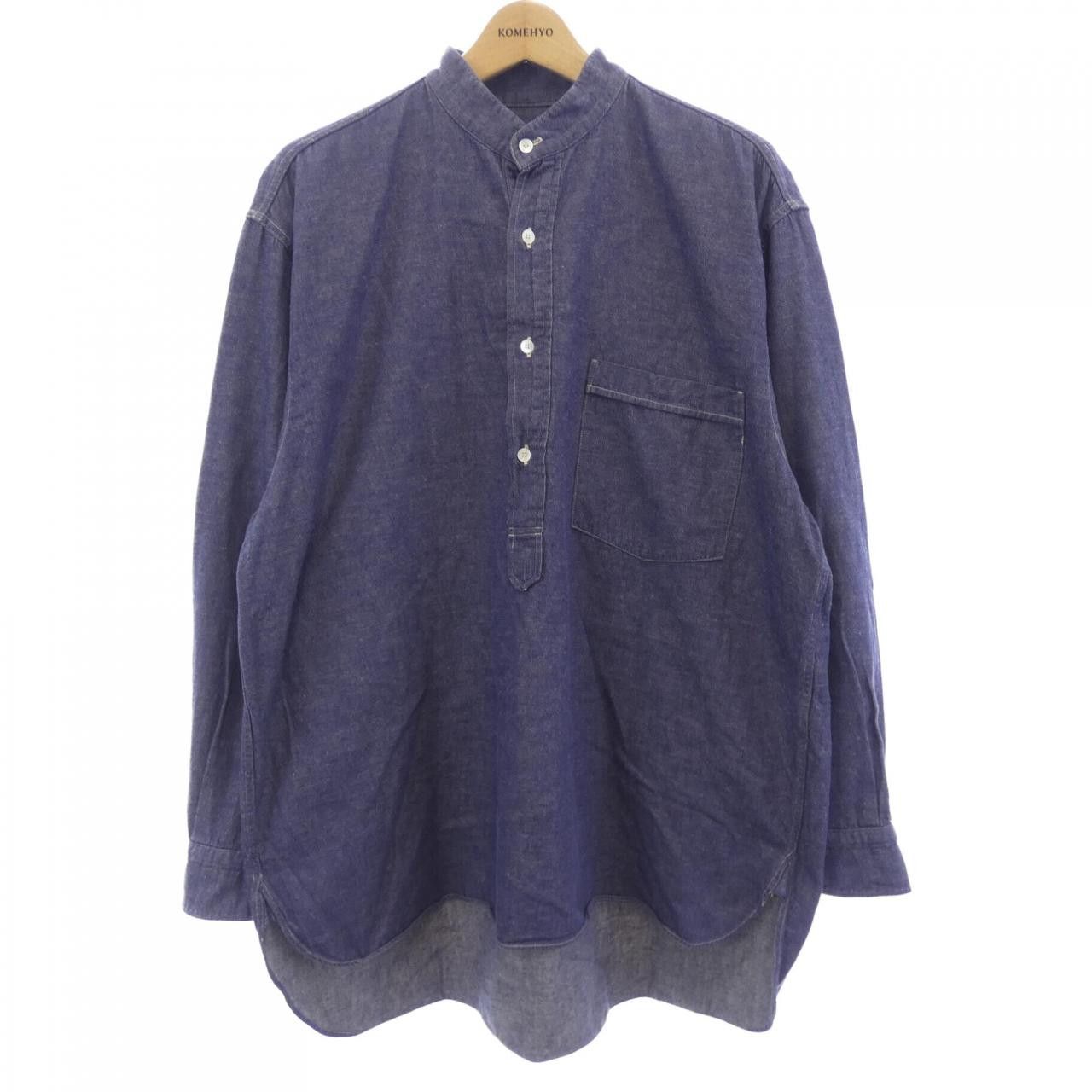 Other Other COMOLI Cotton Shirt Textile Dress Shirt P01-02004 DUTY FREE for USA Size ONE SIZE - 1 Thumbnail