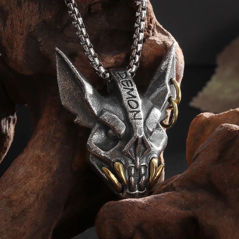 Jewelry × Vintage Gothic Bat Demon Necklace Size ONE SIZE - 4 Thumbnail