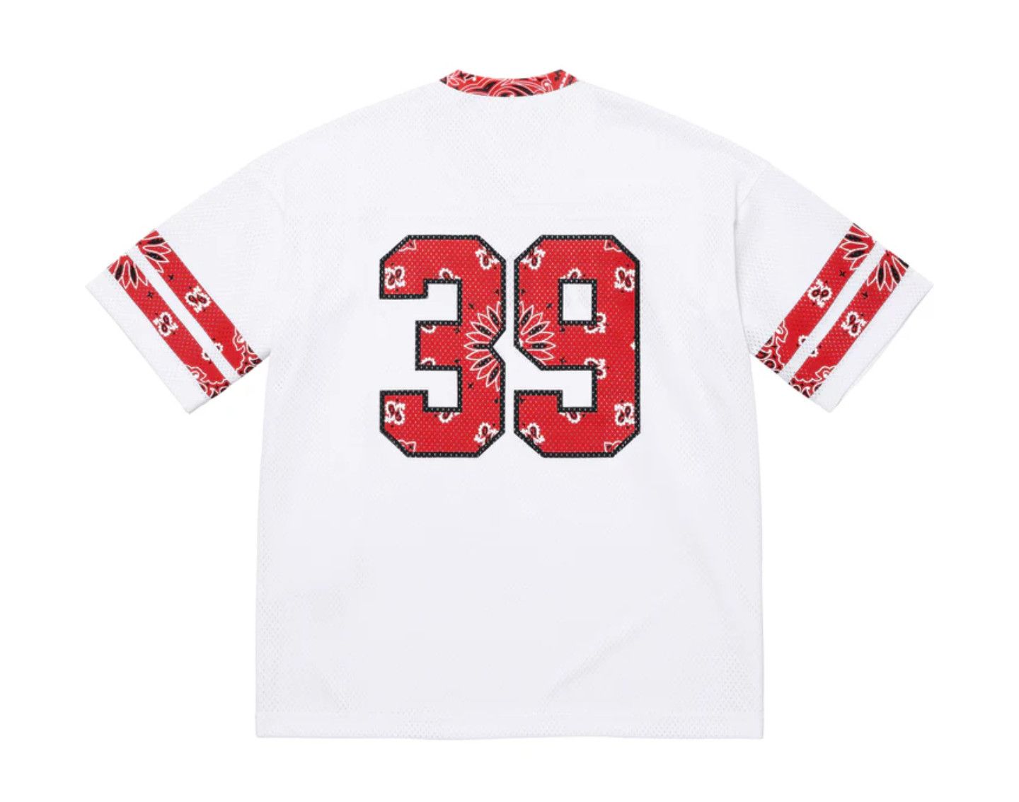 シャツ SUPREME Bandana Football Jersey XL SUPREME】BANDANA FOOTBALL JERSEY BLACK 25SS (Supreme/Tシャツ