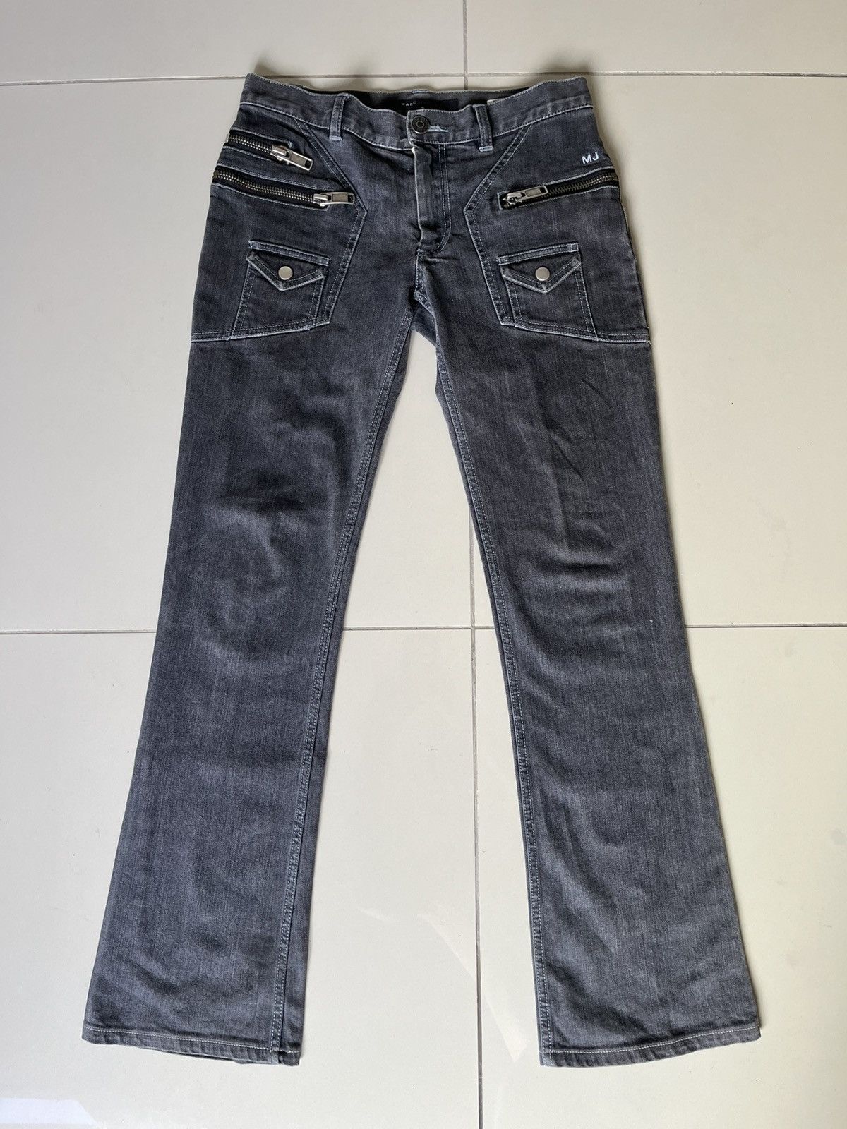 Marc Jacobs Marc Jacobs Zipper Flare Jeans Size US 31 - 1 Thumbnail
