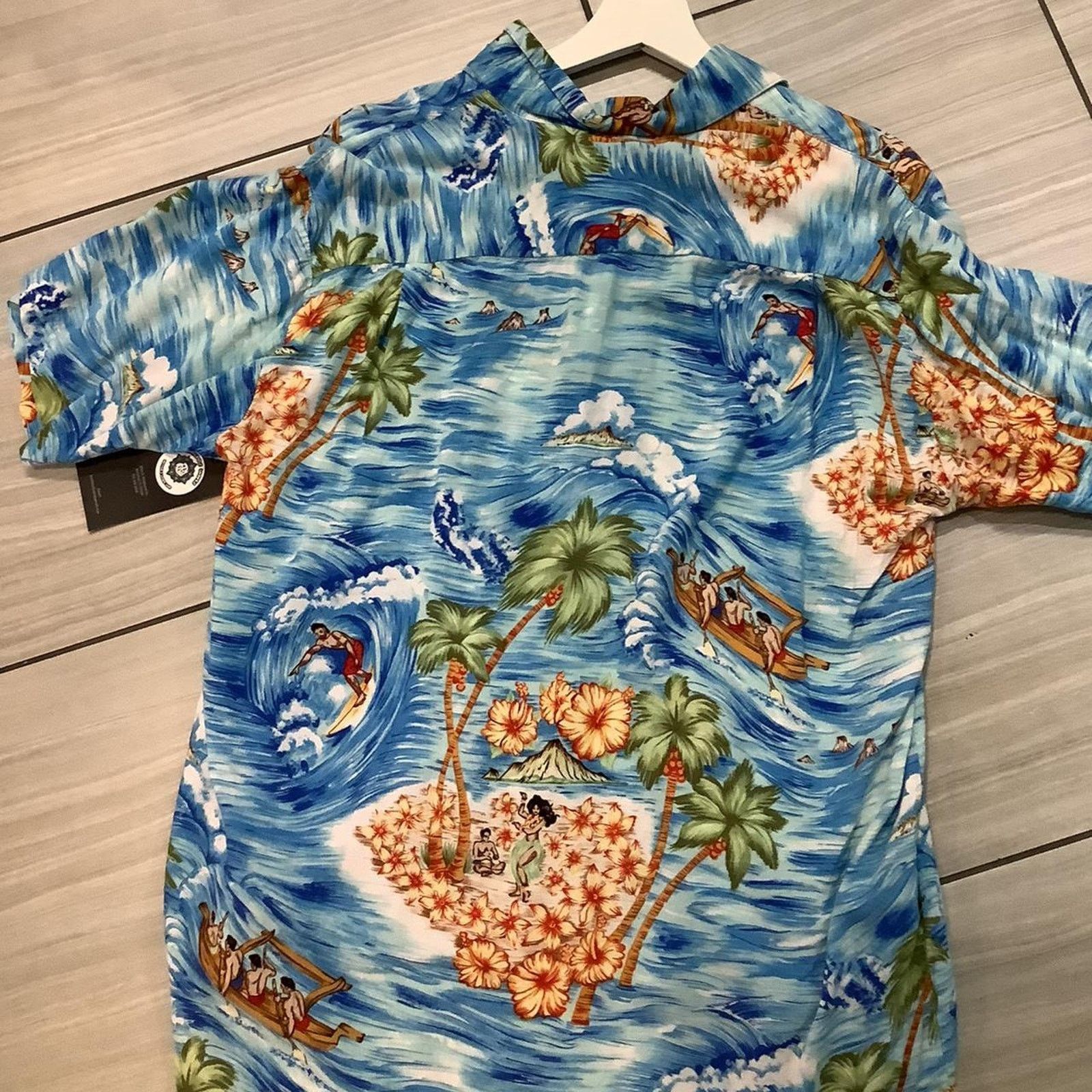Vintage Hawaiian ocean button down shirt Size US S / EU 44-46 / 1 - 2 Thumbnail