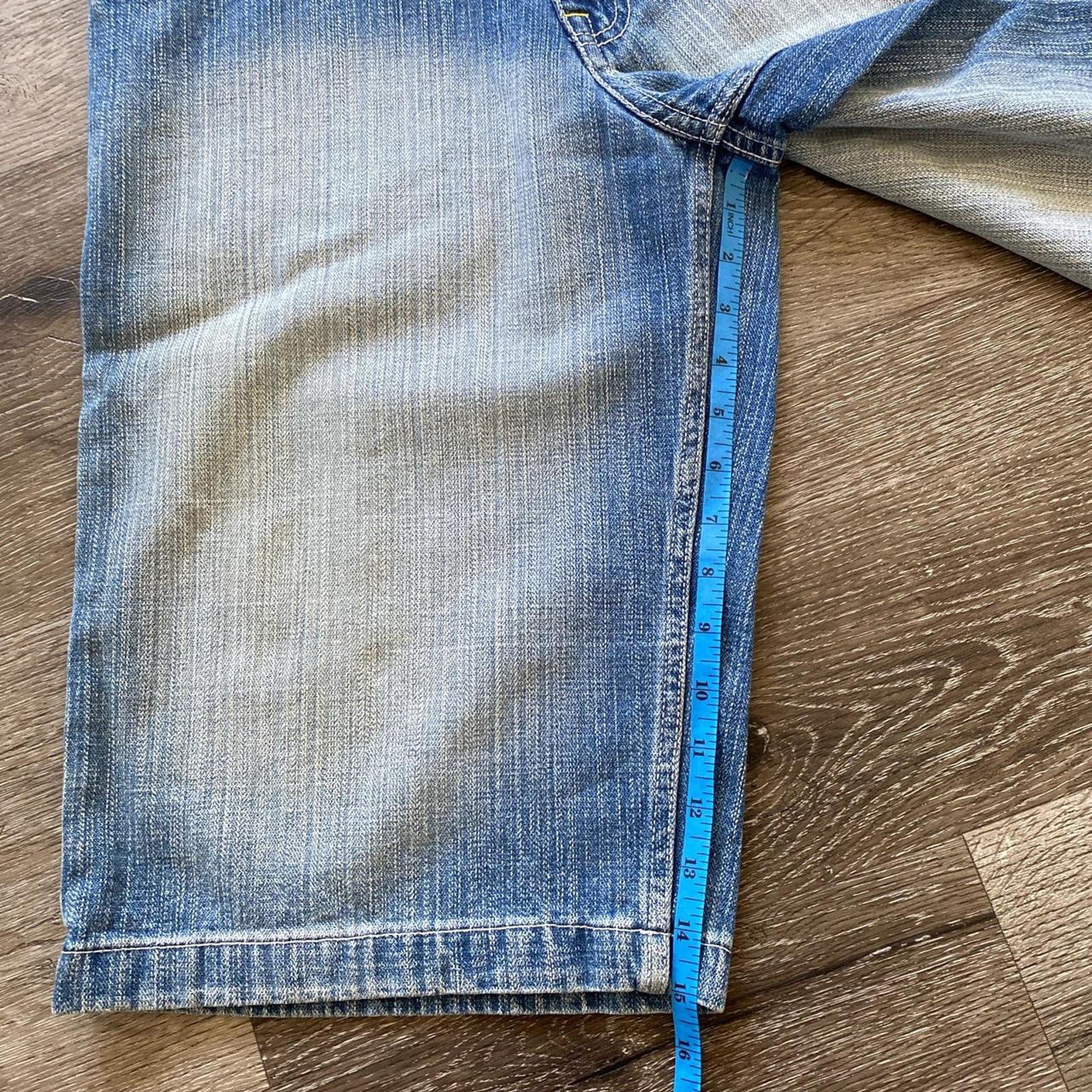 Southpole × Vintage Vintage 00s Deadstock Embroidered SouthPole Jorts Size US 34 / EU 50 - 8 Thumbnail