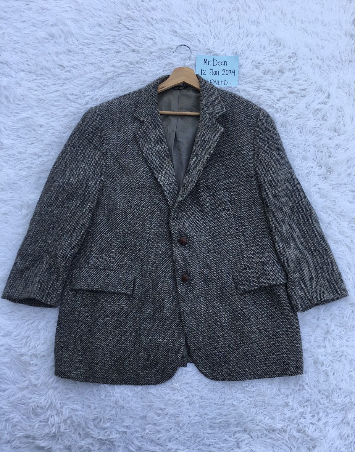 Harris Tweed Rare Vintage Harris Tweed Wool Blazer Size 36S - 1 Thumbnail