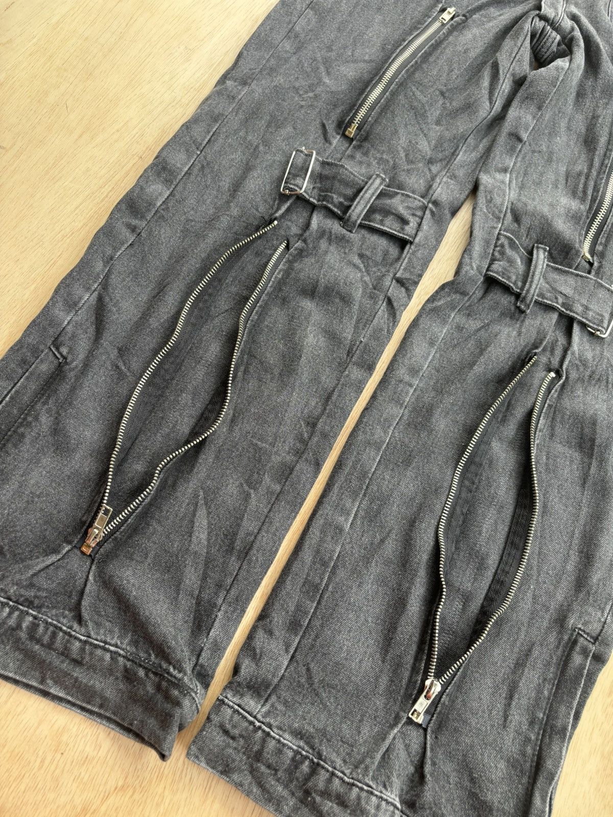 If Six Was Nine × Japanese Brand × Le Grande Bleu (L.G.B.) Xoxo Studio Multi Zipper Ifsixwasnine Lgb style Pants Size US 30 / EU 46 - 7 Thumbnail