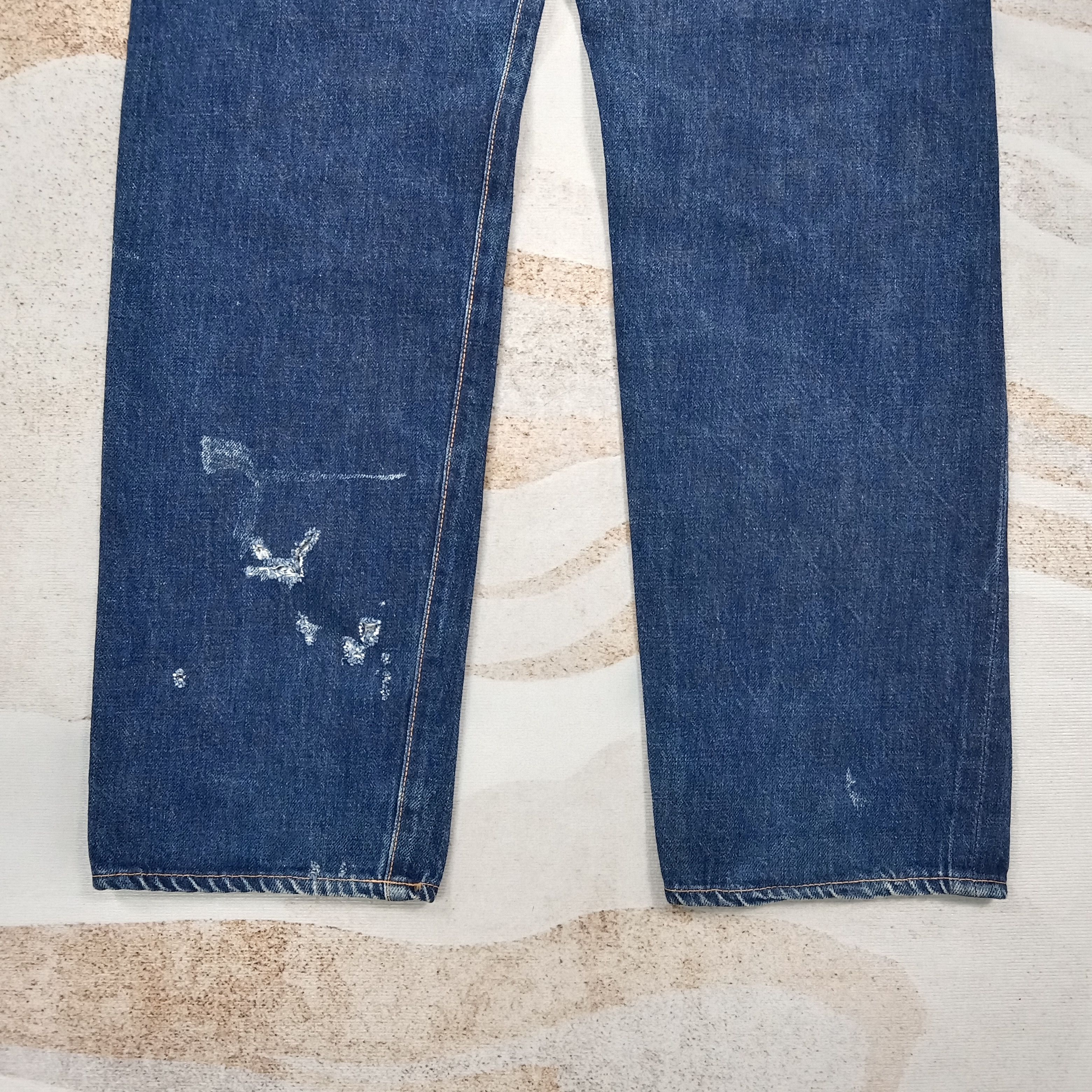 Evisu Evis Jeans Selvedge Daicock Custom Denim Jeans C280N24 Size 25" / US 0 / IT 36 - 9 Thumbnail