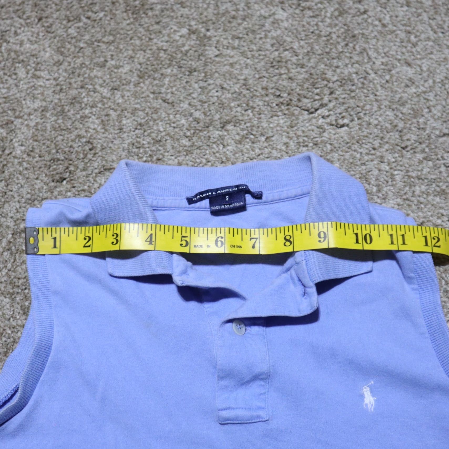 Ralph Lauren Ralph Lauren Polo Light Blue Sleeveless Shirt Men's Size S Small Size US S / EU 44-46 / 1 - 5 Thumbnail