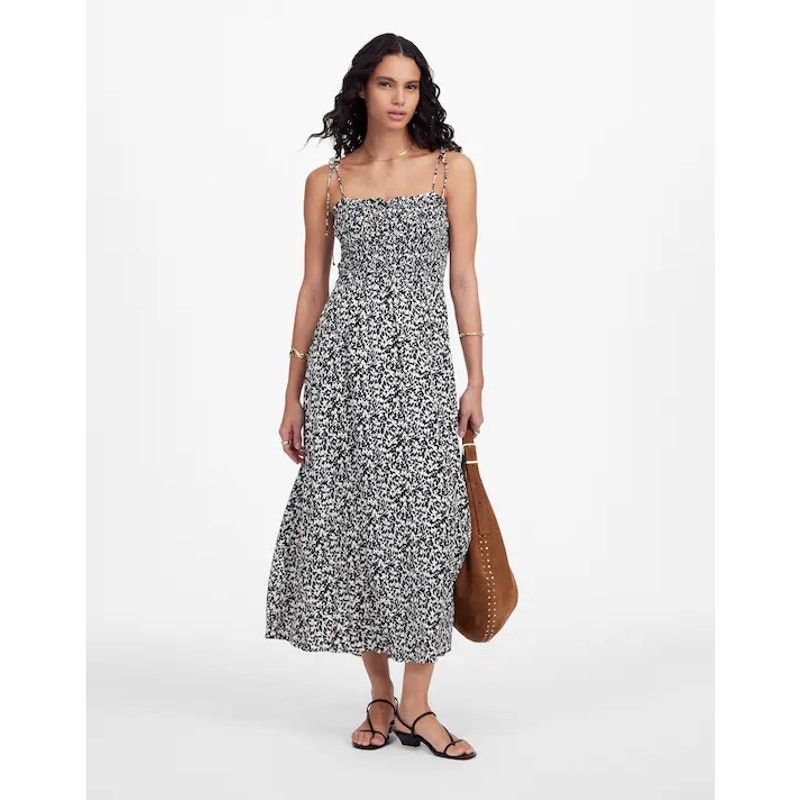 Madewell Black Floral Dress | Grailed