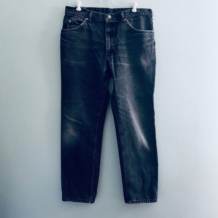 Lee Lee black straight leg jeans Size US 34 / EU 50 - 2 Thumbnail