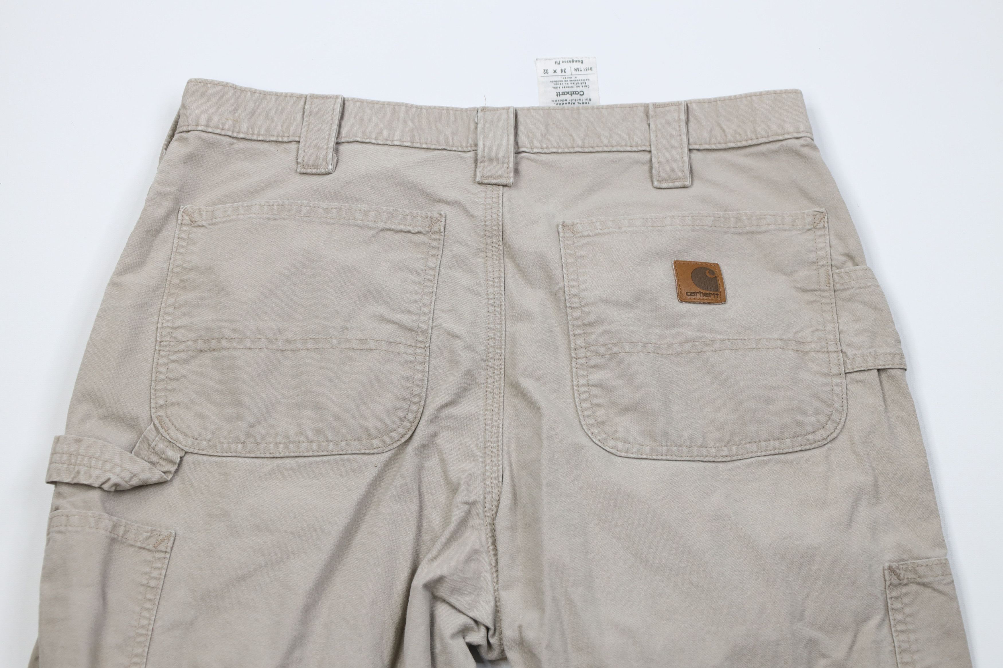 Carhartt Vintage Y2K Carhartt Canvas Relaxed Wide Leg Dungaree Pants Size US 34 / EU 50 - 11 Thumbnail