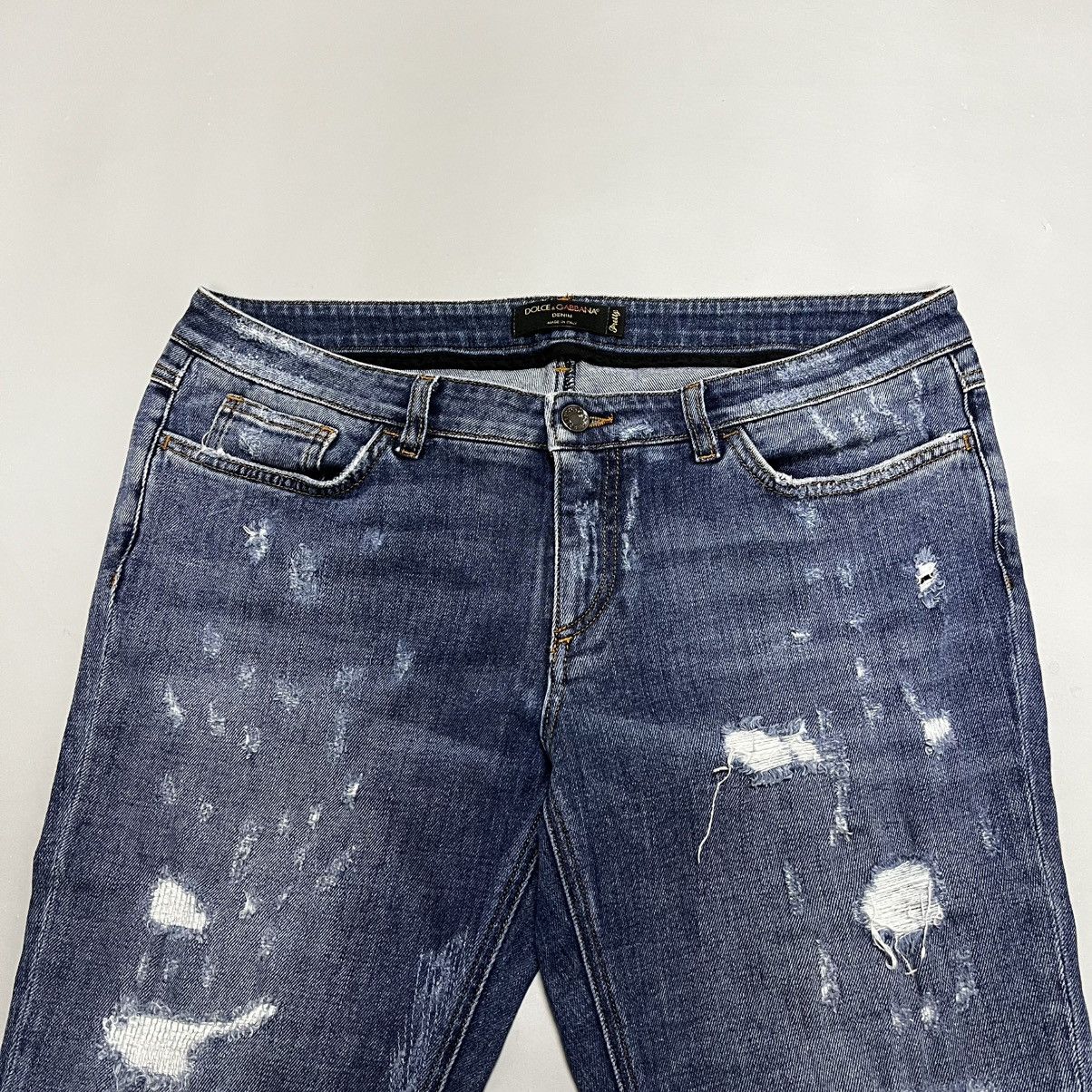 Dolce & Gabbana Dolce & Gabbana Slim Jeans Pretty Distressed Woman’s Size 48 Size 34" / US 12 / IT 48 - 10 Thumbnail