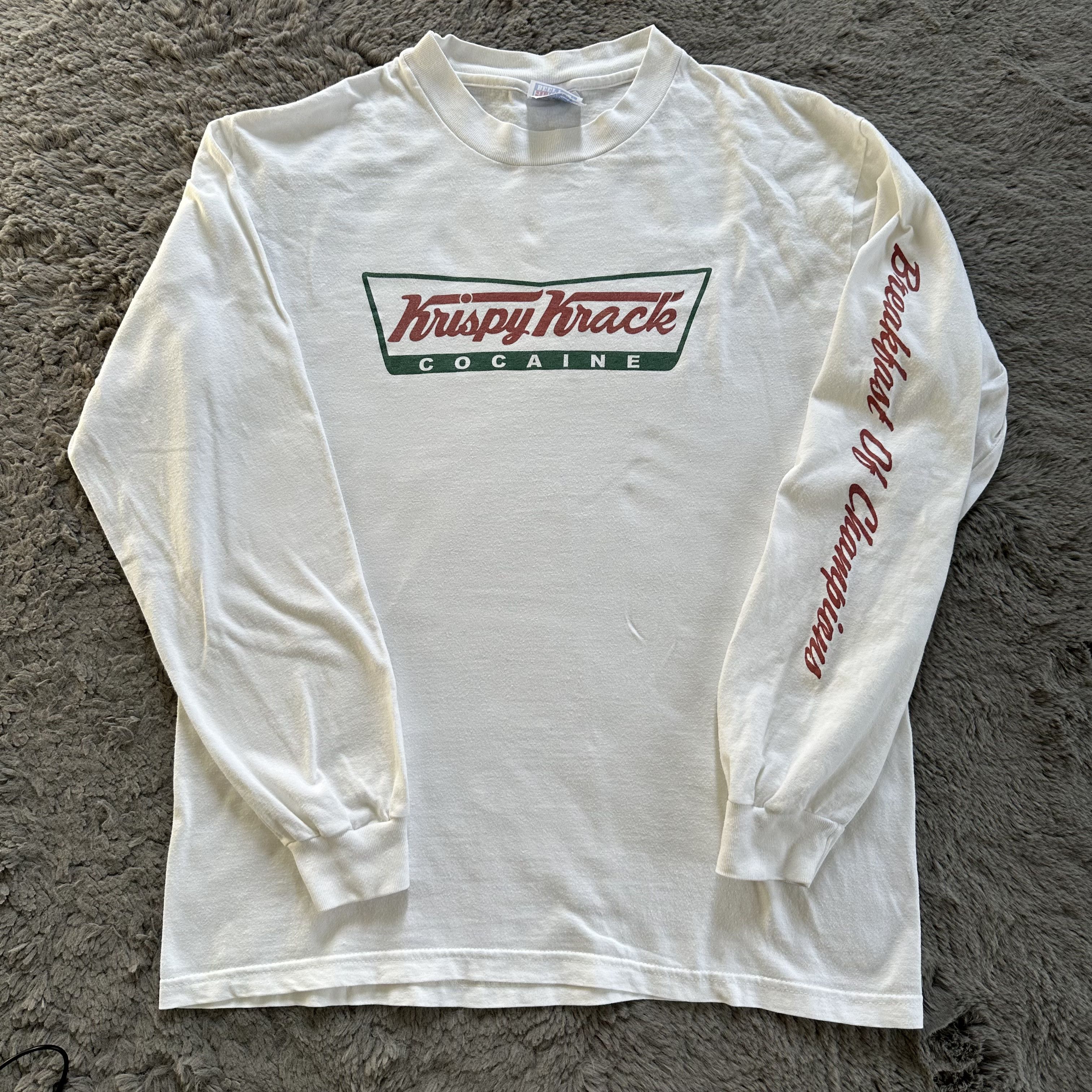 Vintage 90s Krispy Cocaine breakfast of champion size M Size US M / EU 48-50 / 2 - 1 Thumbnail