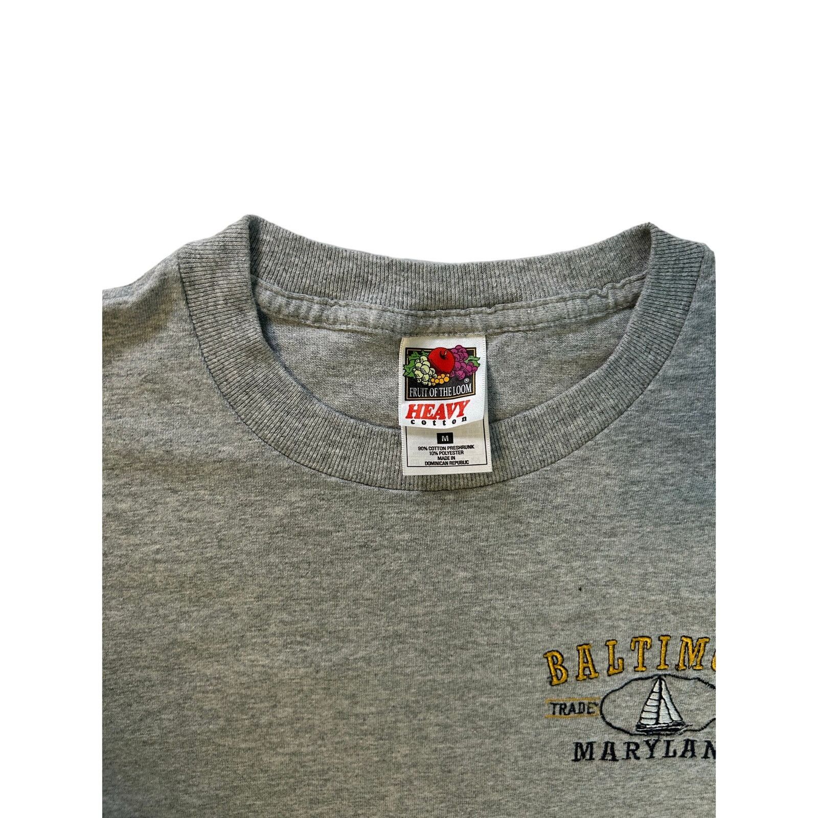Fruit Of The Loom Baltimore Maryland Sailboat T-shirt Size M Fruit of the Loom Size US M / EU 48-50 / 2 - 5 Thumbnail