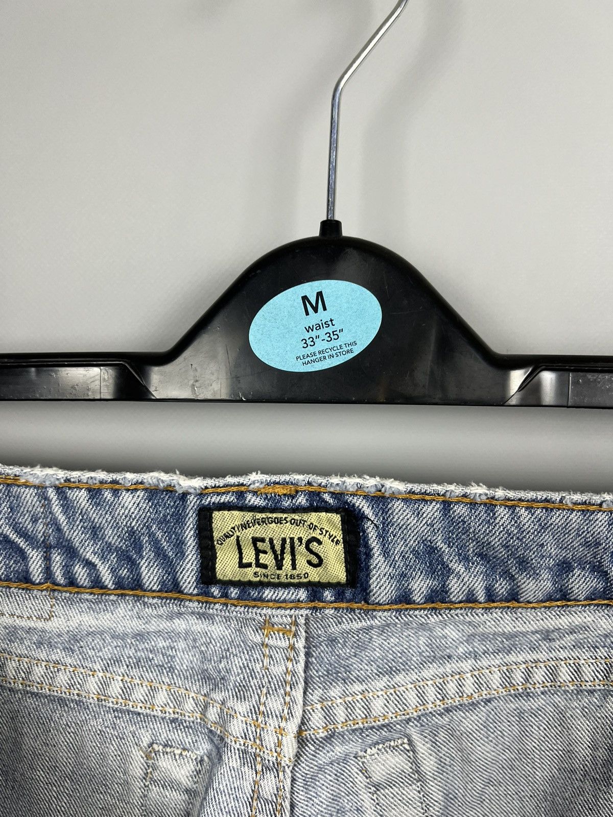 Levi's Vintage Clothing Rare Levi’s vintage custom patchwork silver tab jeans shorts Size 27" / US 4 / IT 40 - 13 Thumbnail