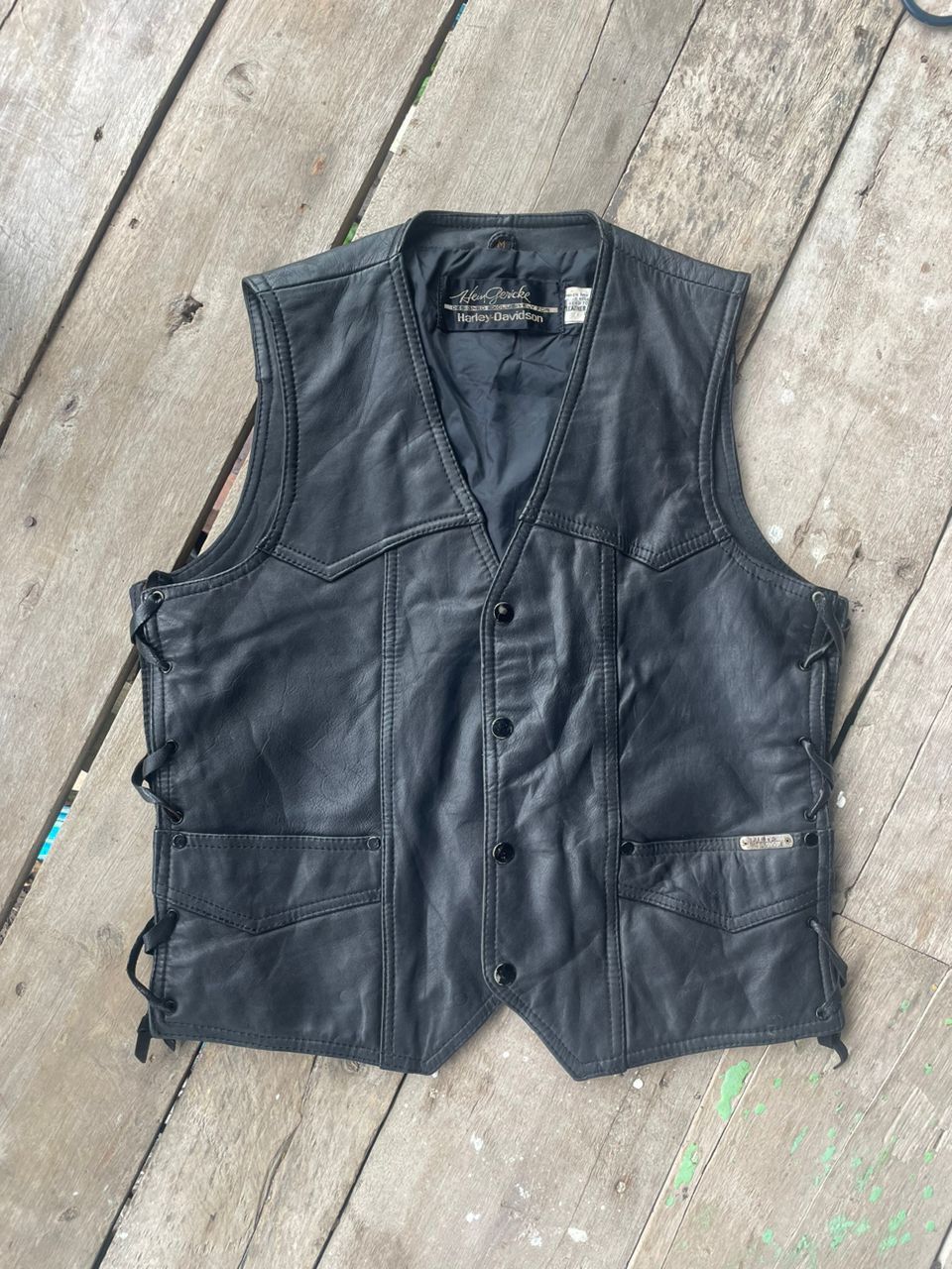 Hein Gericke Vintage HARLEY-DAVIDSON x HEIN GERICKE leather racing jacket Size US M / EU 48-50 / 2 - 2 Thumbnail