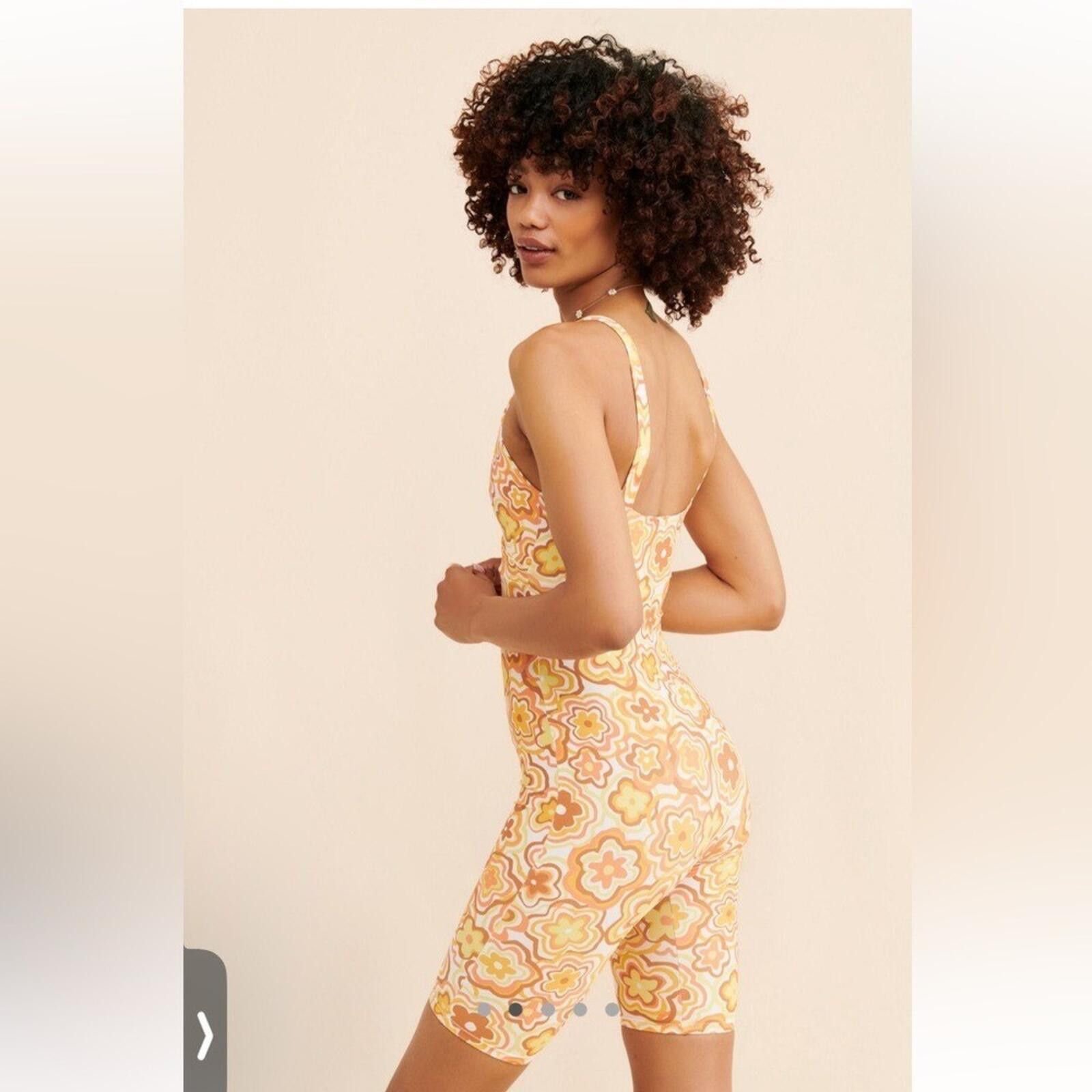 Free People Free People Dazey LA Wrap Top Unitard Jumpsuit, Size M Size 32" / US 10 / IT 46 - 2 Thumbnail