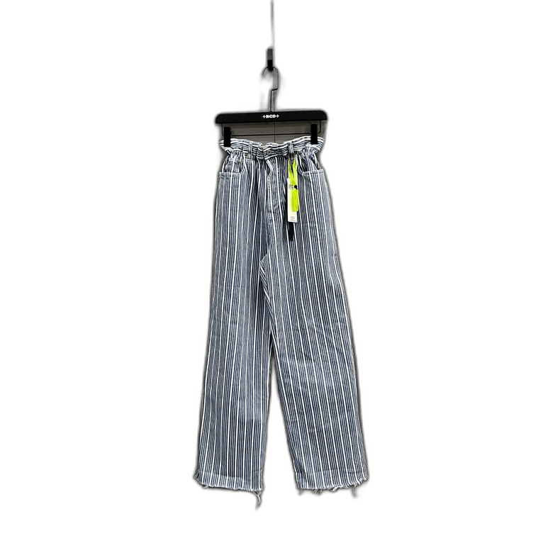 Miu Miu Miu Miu Blue White Striped Long Pants Size US 26 / EU 42 - 1 Thumbnail