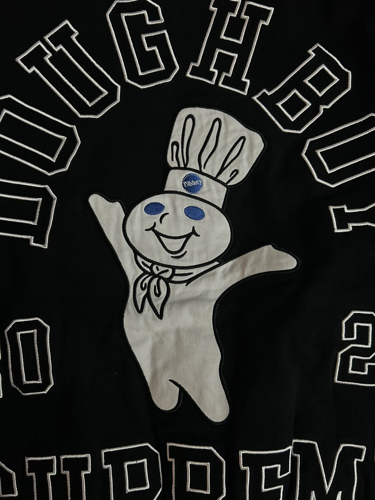 Mitchell & Ness × Supreme Supreme Mitchell & Ness Doughboy Twill Varsity Jacket Medium Size US M / EU 48-50 / 2 - 4 Thumbnail