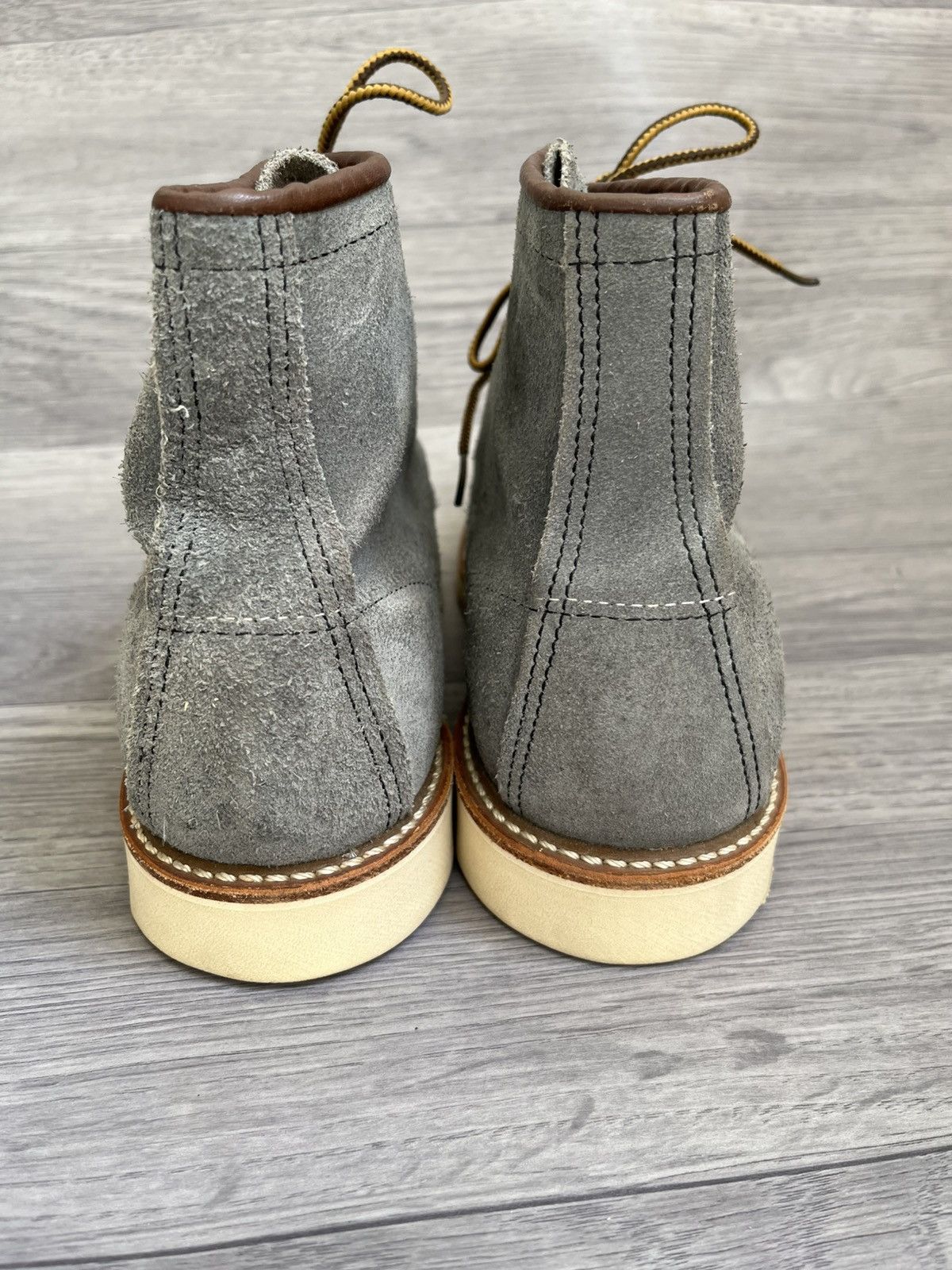 Red Wing Rare Red wing x moc-toe slate blue suede boots size 9 D Size US 9 / EU 42 - 7 Thumbnail