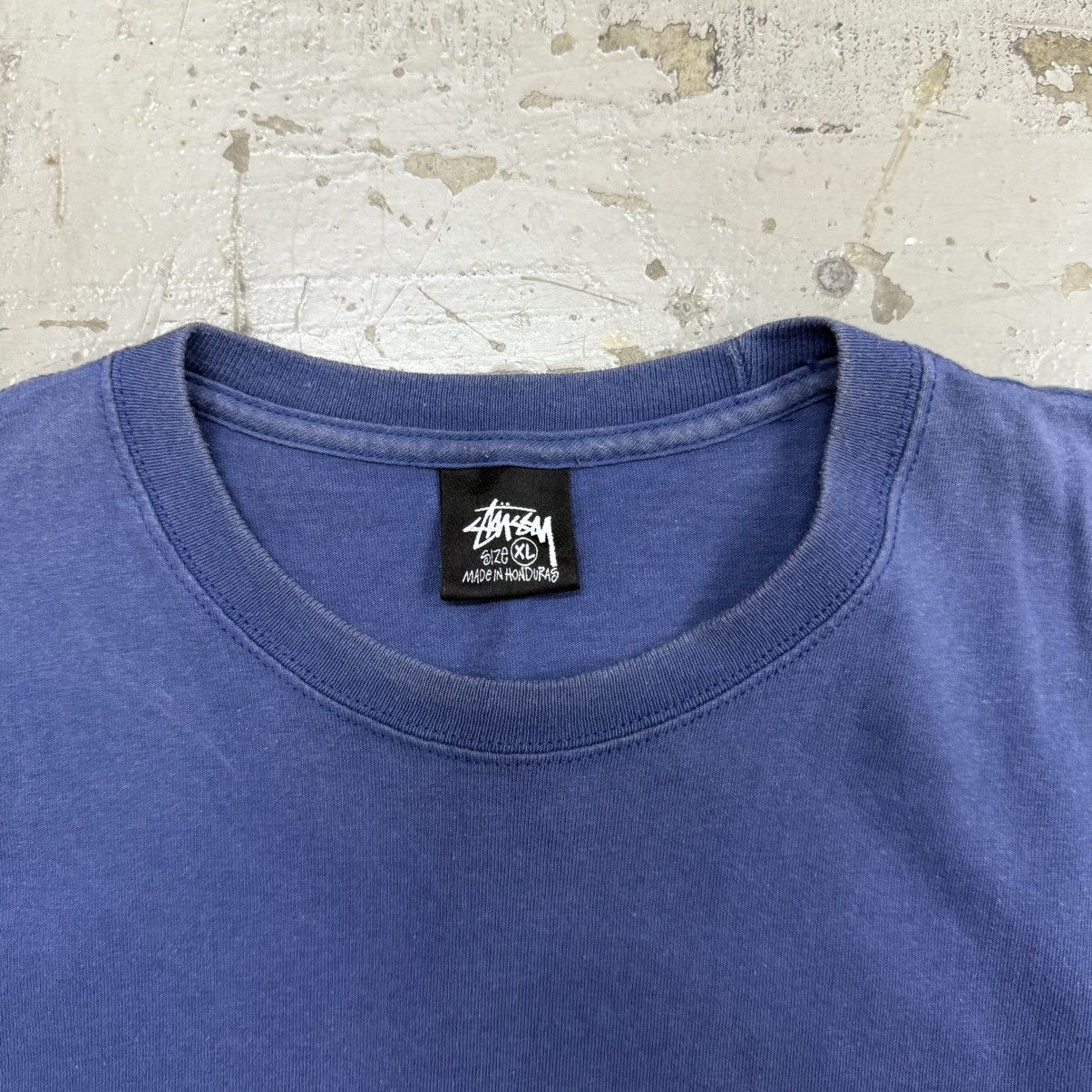 Stussy Stussy 8 Ball Pigment Dyed Faded Midnight Blue Tee Size US XL / EU 56 / 4 - 4 Thumbnail