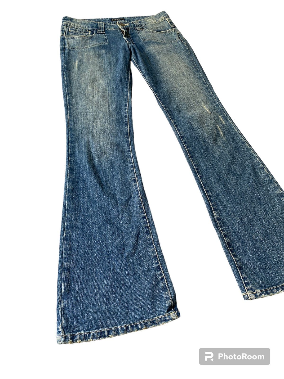 Japanese Brand × Tornado Mart 1990’s Miss Artemis Tribal Design Flare Denim Size US 29 - 2 Thumbnail