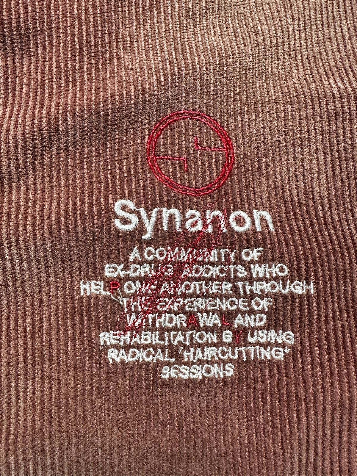 Paly Hollywood Paly Hollywood Synanon Corduroy Work Jacket Burgundy Size US L / EU 52-54 / 3 - 3 Thumbnail
