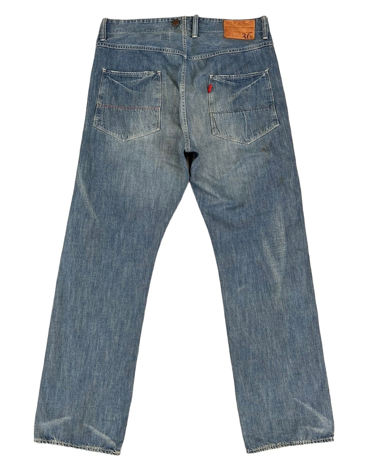 ANACHRONORM Anachronorm Japan Dirty Muddy Denim Distress Mine Jeans Size US 36 / EU 52 - 2 Thumbnail