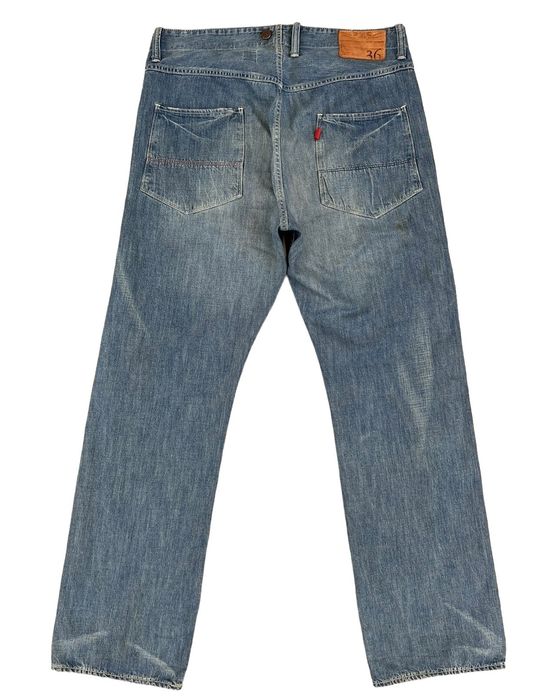 The Flat Head Anachronorm Japan Dirty Muddy Denim Distress Mine Jeans ...