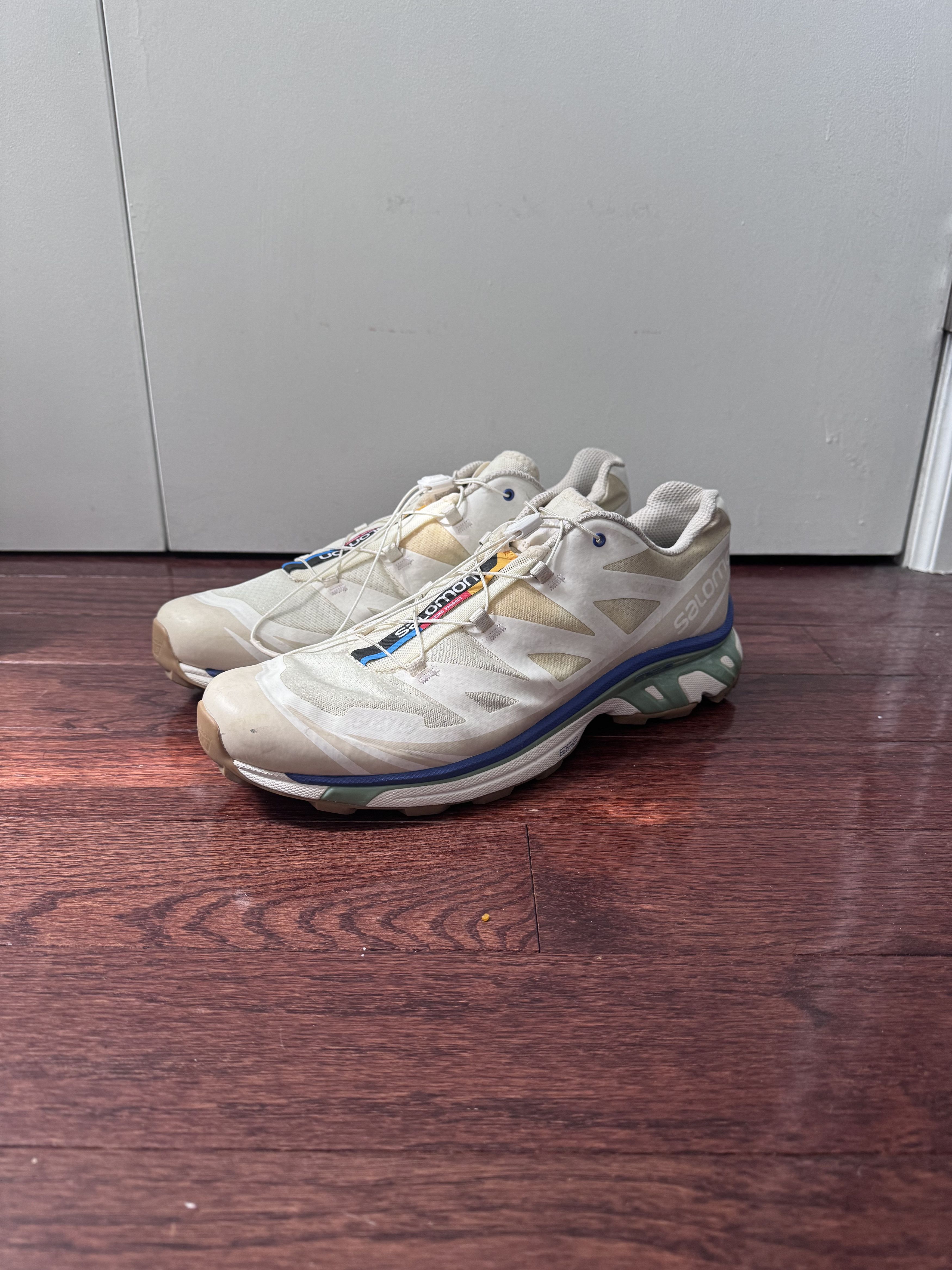 Salomon XT-6 Vanilla Ice Granite Green Gum Size US 12 / EU 45 - 2 Thumbnail