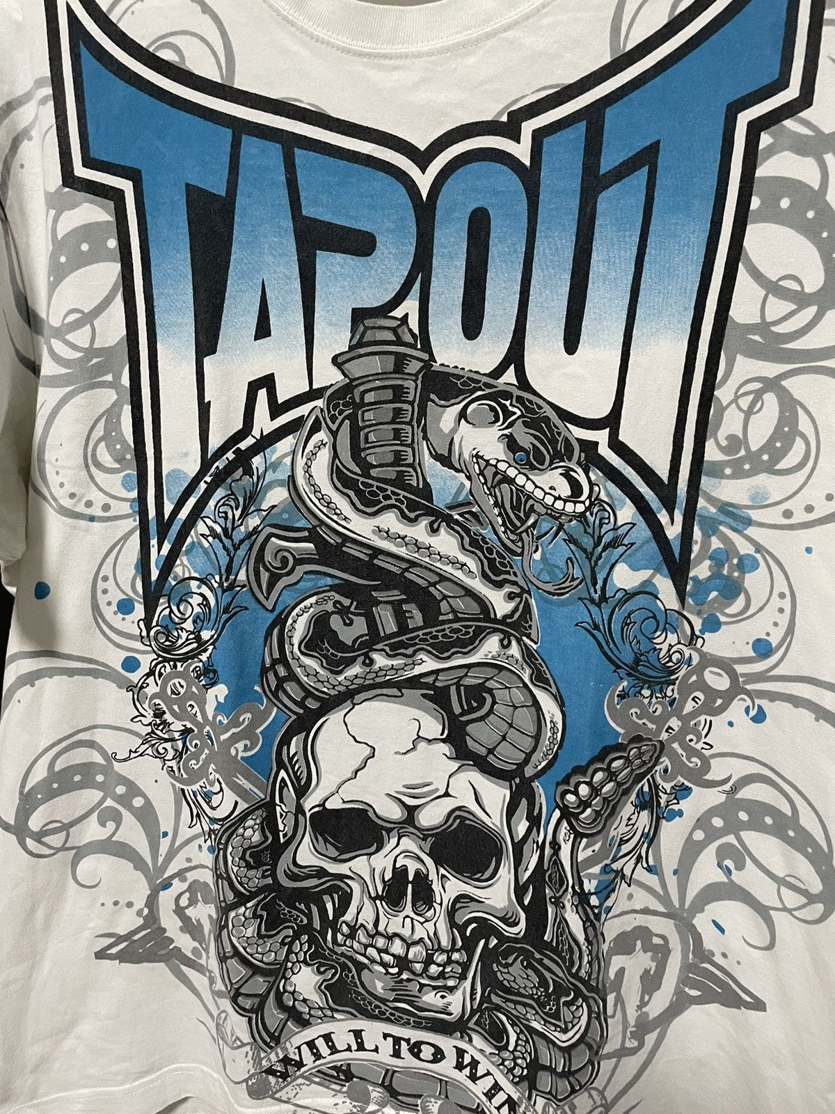 Tapout Vintage Tapout Will To Win AOP T Shirt Y2K Tee Big Logo Size US XL / EU 56 / 4 - 4 Thumbnail