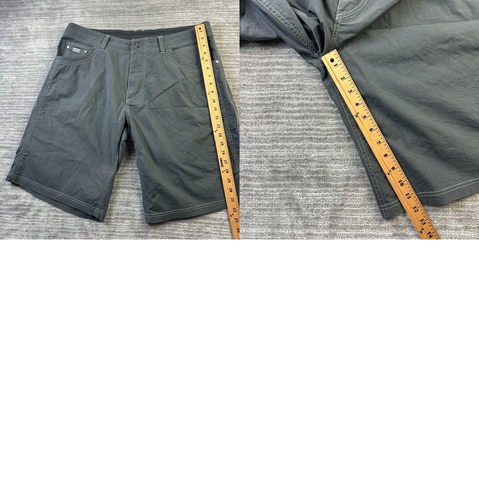 Vintage Kuhl Shorts Mens 38 Gray Chino Utility Hiking Workwear Outdoor Climbing Casual Size US 38 / EU 54 - 8 Thumbnail